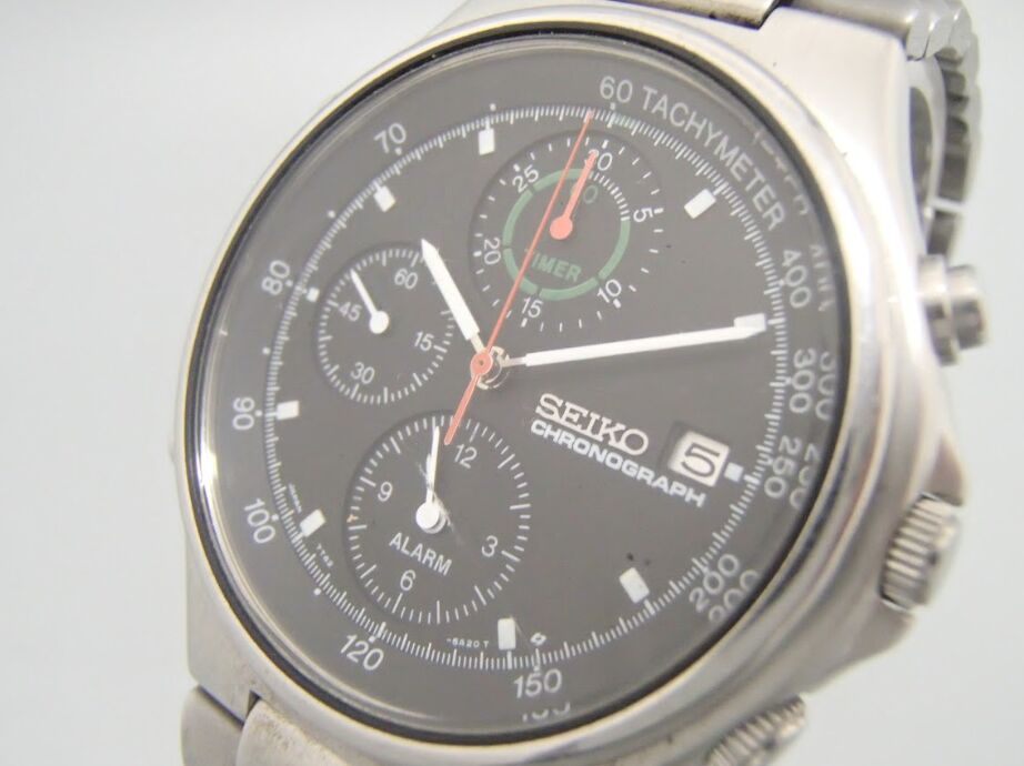 SEIKO CHRONOGRAPH / 7T42-6A10 セイコー クロノグラフ クオーツ デイト メンズ