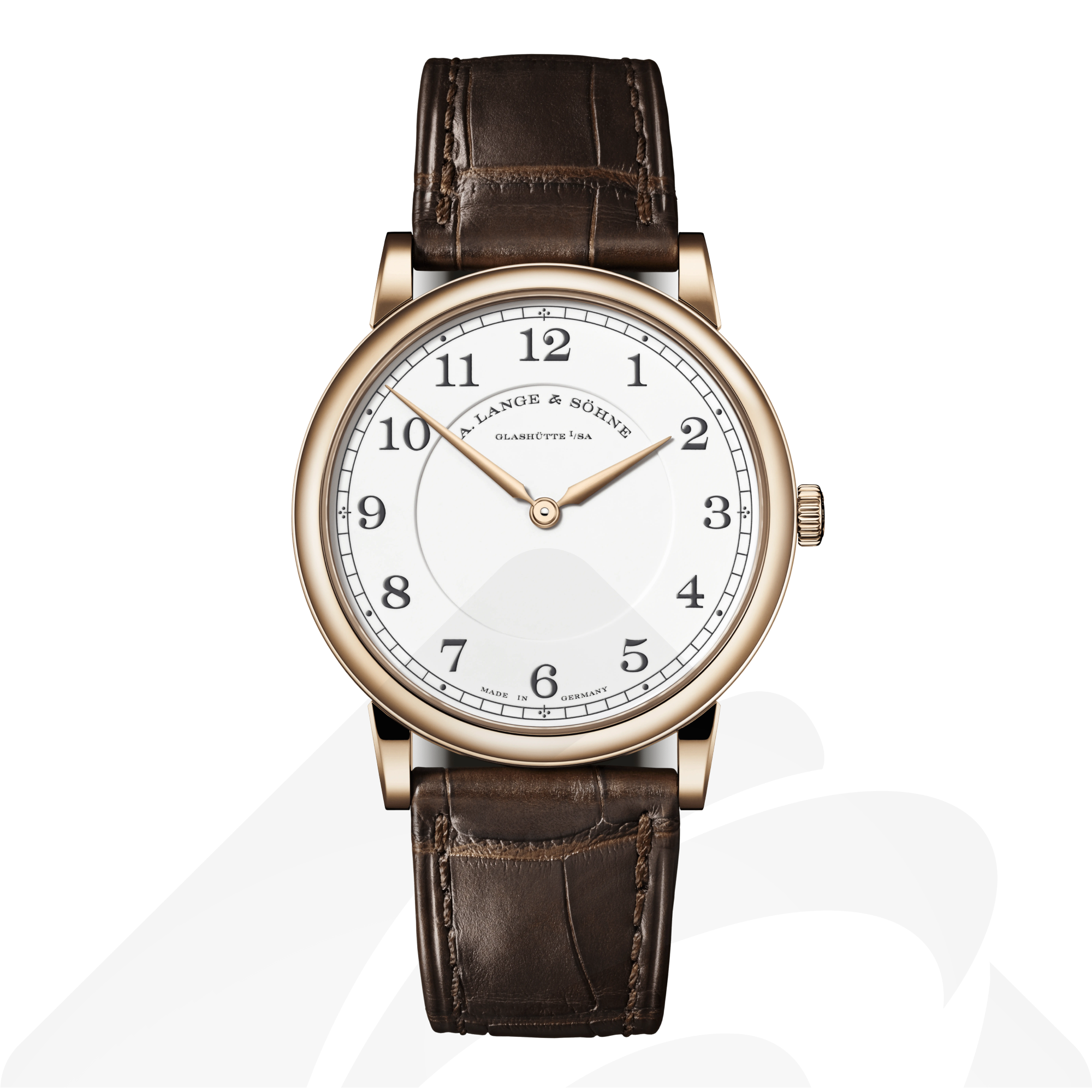 A.ランゲ&ゾーネ 1815 フラッハ “F. A.ランゲへのオマージュ”  素材:18Kハニーゴールド(HONEYGOLD®) 色:
ホワイト