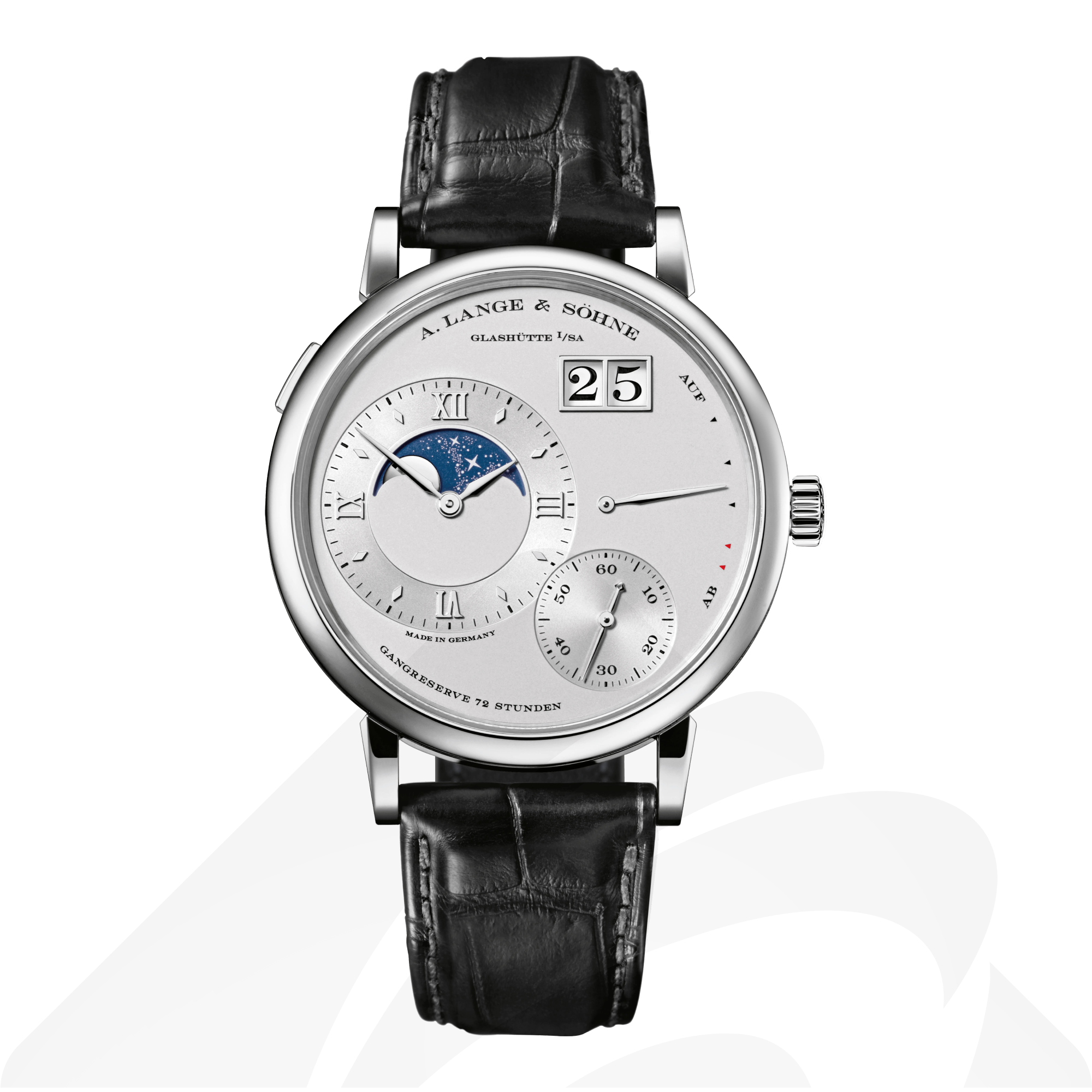 A.ランゲ&ゾーネ グランド･ランゲ1･ムーンフェイズ  素材:プラチナ950 色:ロディウム