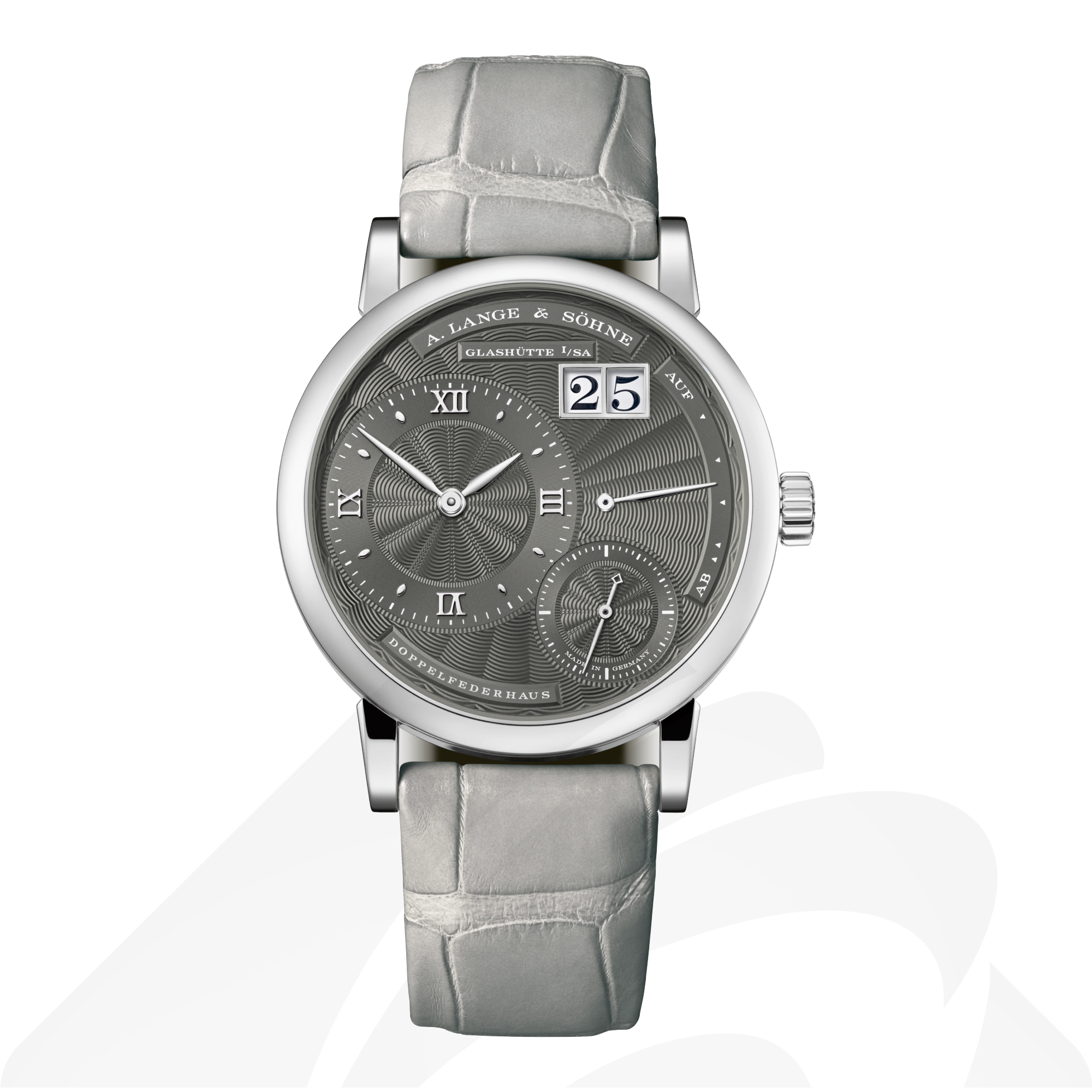 A.ランゲ&ゾーネ リトル・ランゲ1  素材:18Kホワイトゴールド 色:ライトグレー