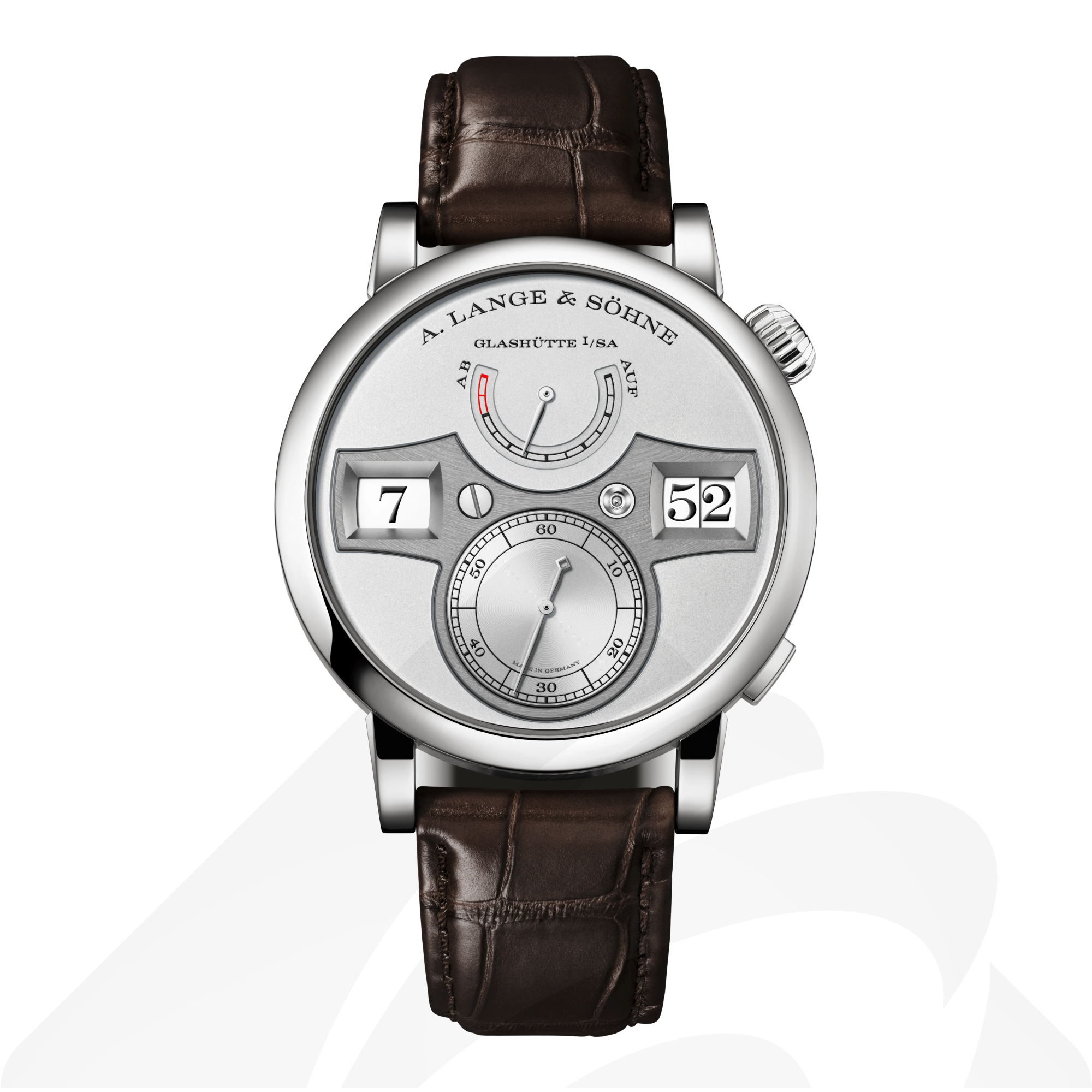 A.ランゲ&ゾーネ ZEITWERK  素材:プラチナ950 色:
ロディウム