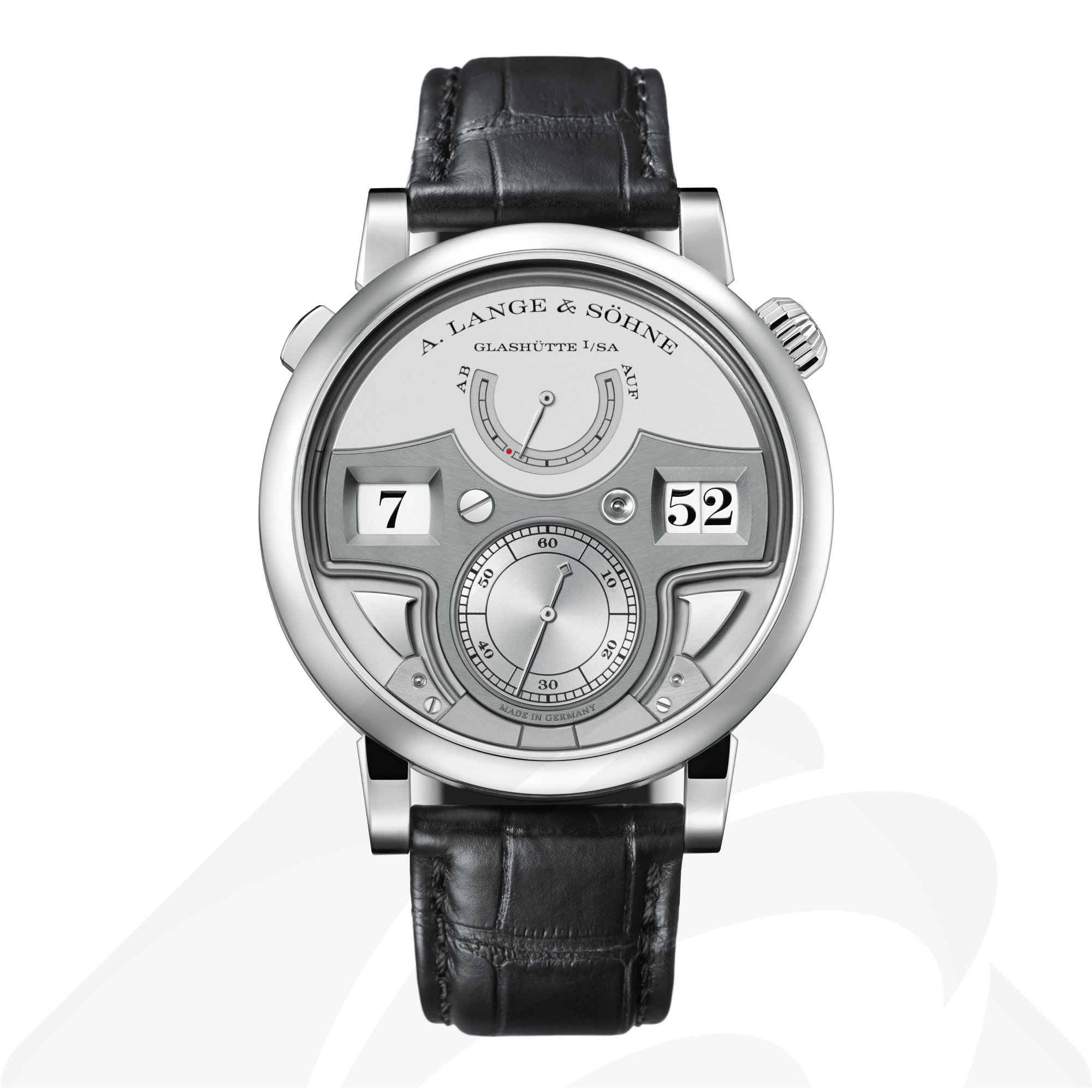 A.ランゲ&ゾーネ ツァイトヴェルク・ミニッツリピーター  素材:プラチナ950 色:ロディウム