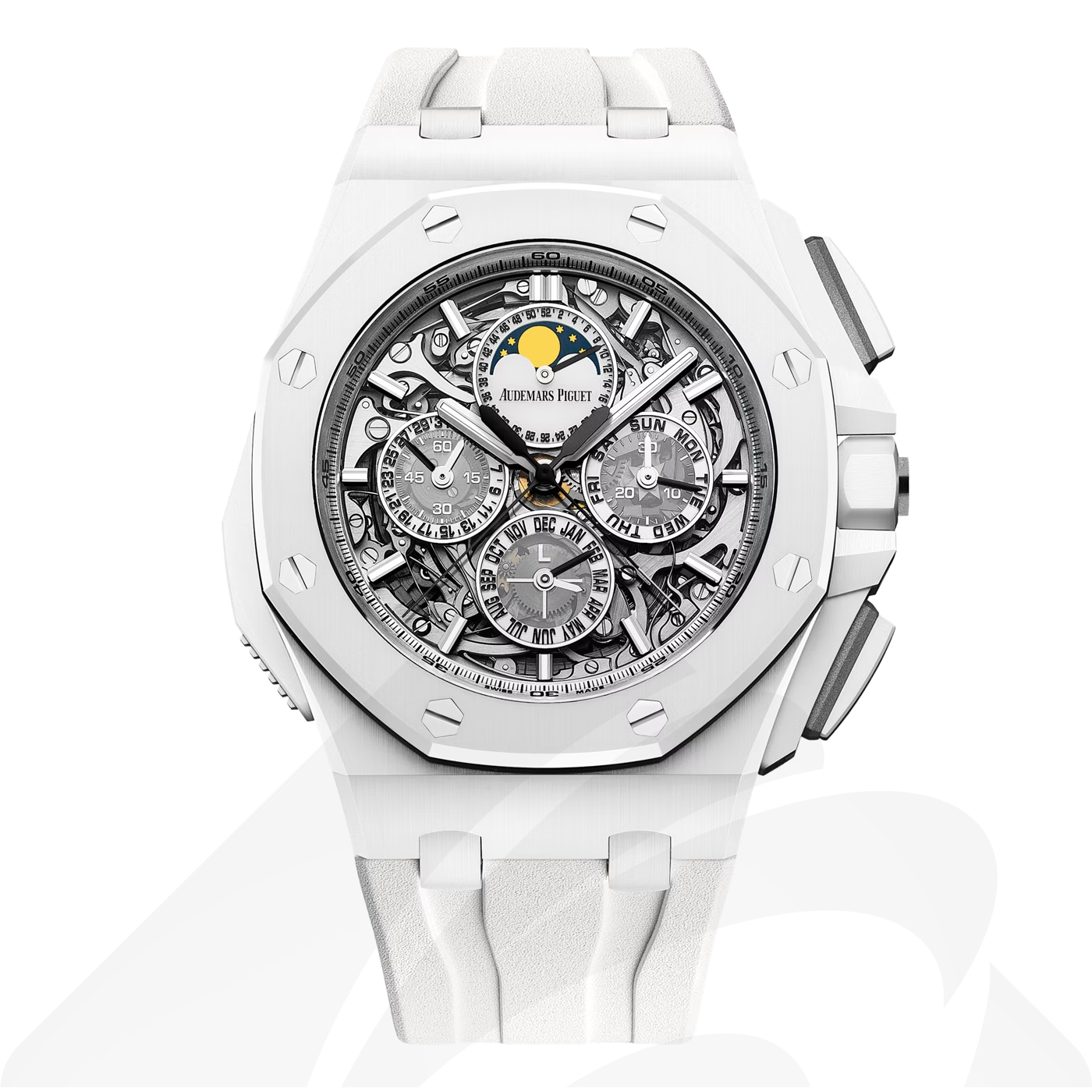 オーデマ ピゲ ロイヤル オーク オフショア グランド コンプリカシオン 素材:ホワイトセラミック 色:グレー