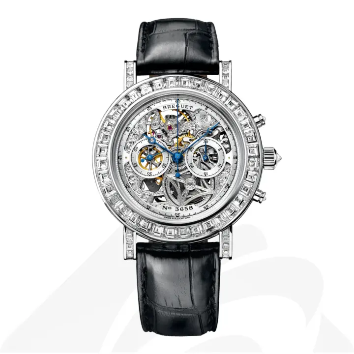 ブレゲ Classique Chronographe 5238  素材:18Kホワイトゴールド 色:シルバー