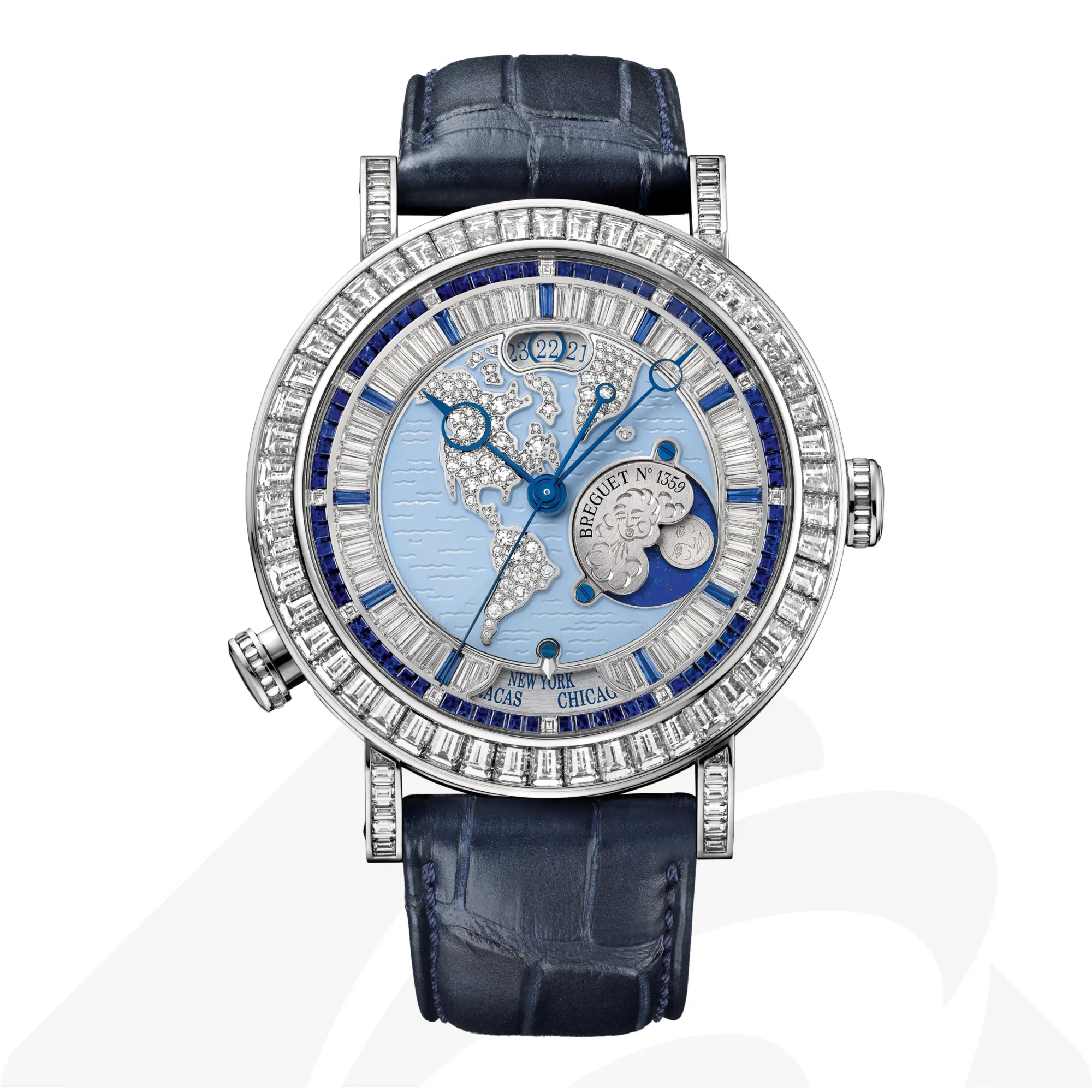 ブレゲ Classique Hora Mundi 5719 素材:プラチナ 色:シルバー