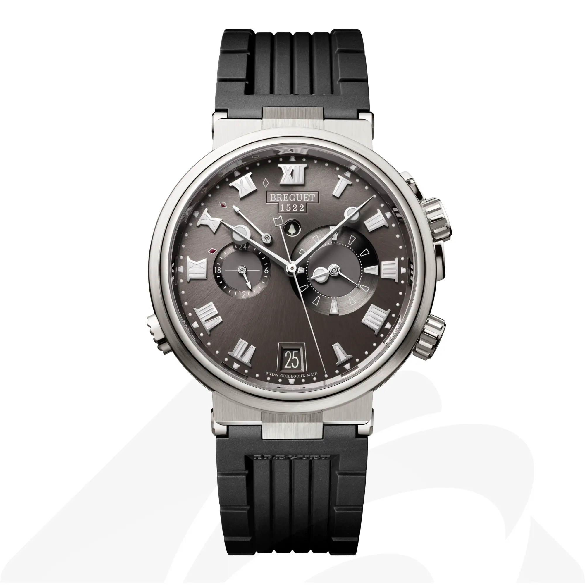 ブレゲ Marine Alarme Musicale 5547 素材:チタン 色:ブラウン