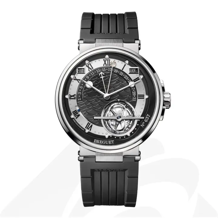 ブレゲ Marine Tourbillon Equation Marchante 5887  素材:プラチナ 色:ブラック
