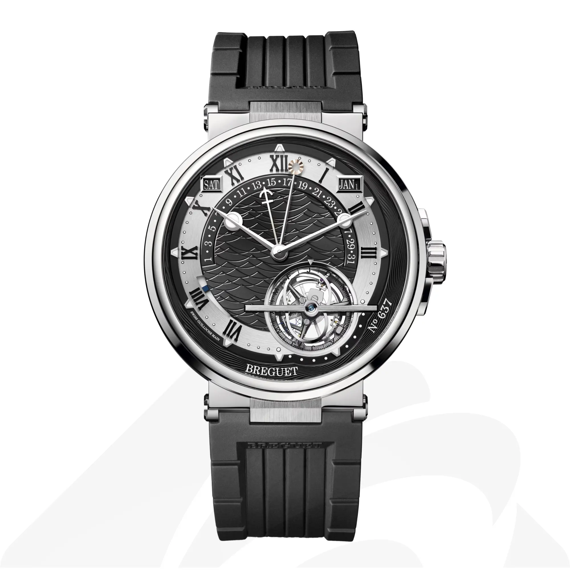 ブレゲ Marine Tourbillon Equation Marchante 5887 素材:プラチナ 色:ブラック