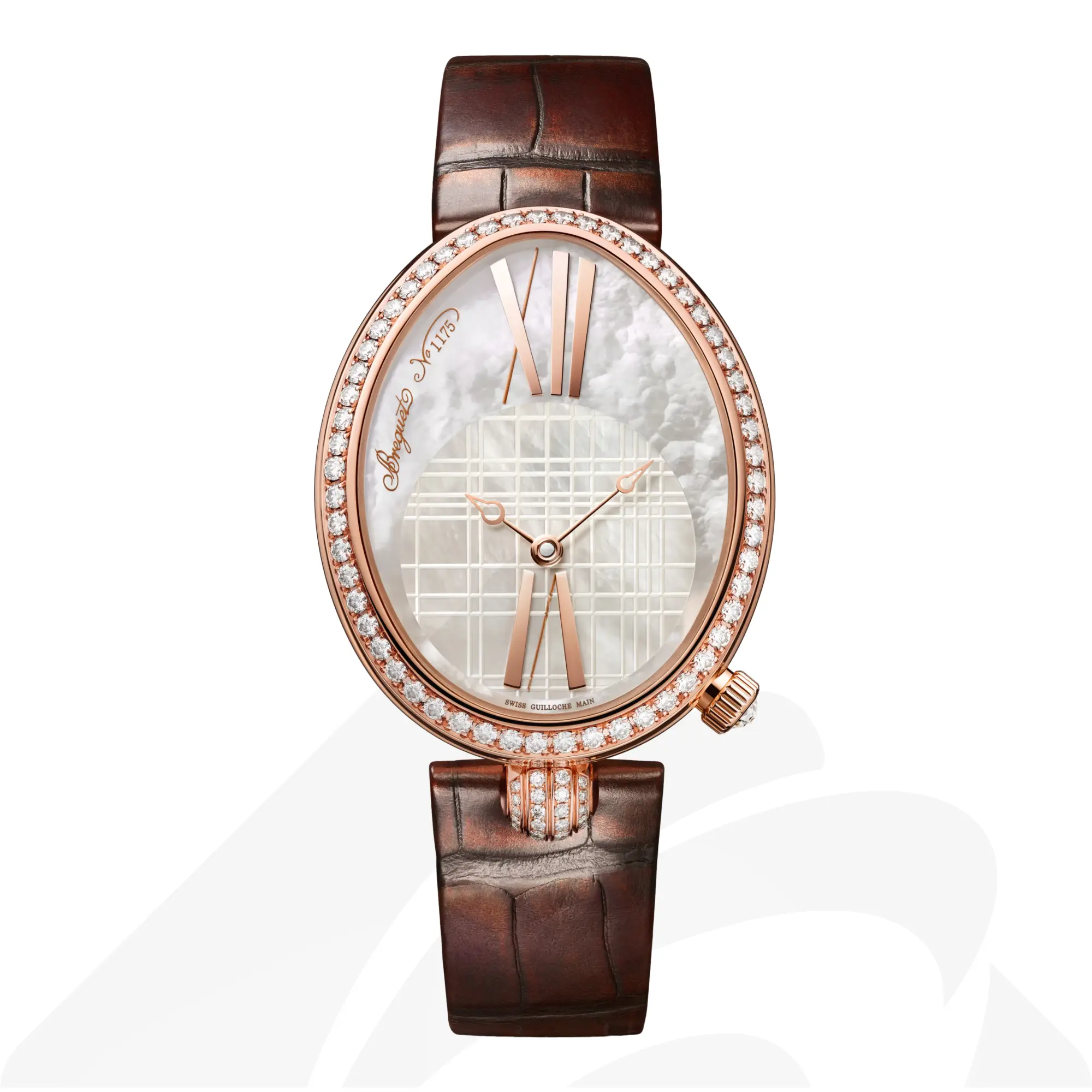 ブレゲ Reine de Naples 8965 素材:18Kローズゴールド 色:マザーオブパール