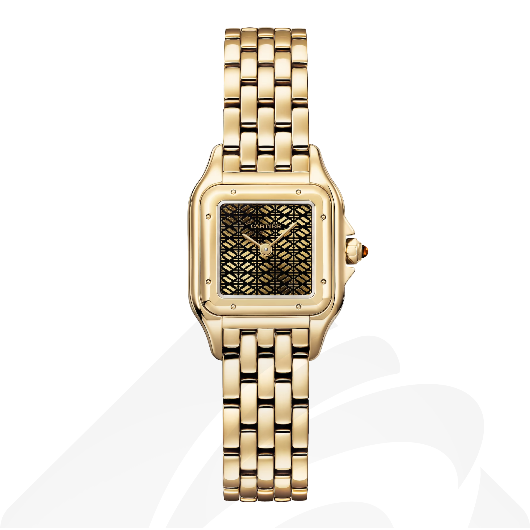 カルティエ Animal Jewelry Watch  素材:イエローゴールド／サファイア／エメラルド 色:ゴールド