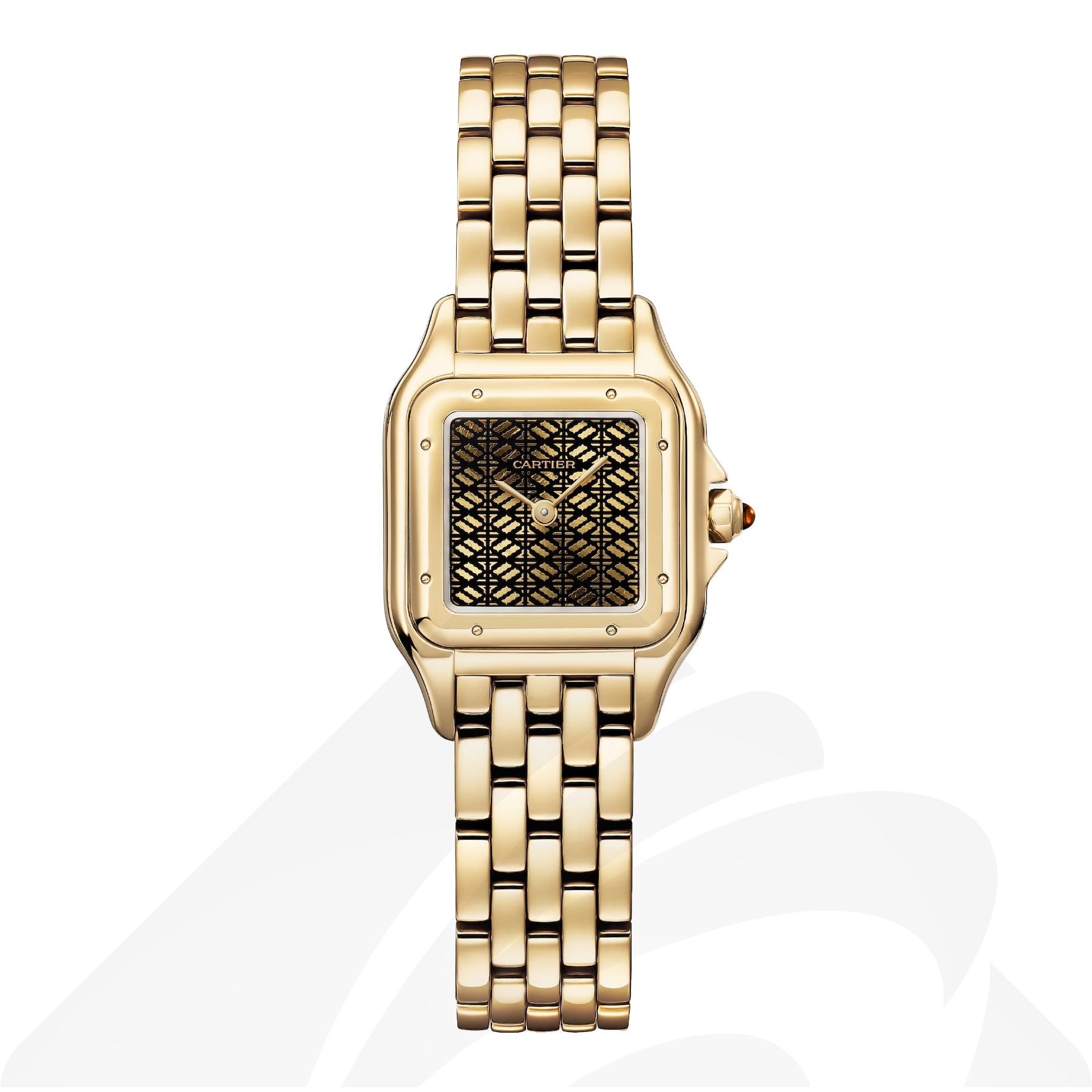 カルティエ Panthère de Cartier watch  素材:イエローゴールド 色:カタガミモチーフ