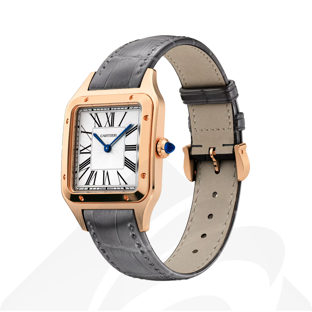 カルティエ Santos de Cartier watch  素材:ピンクゴールド 色:シルバー