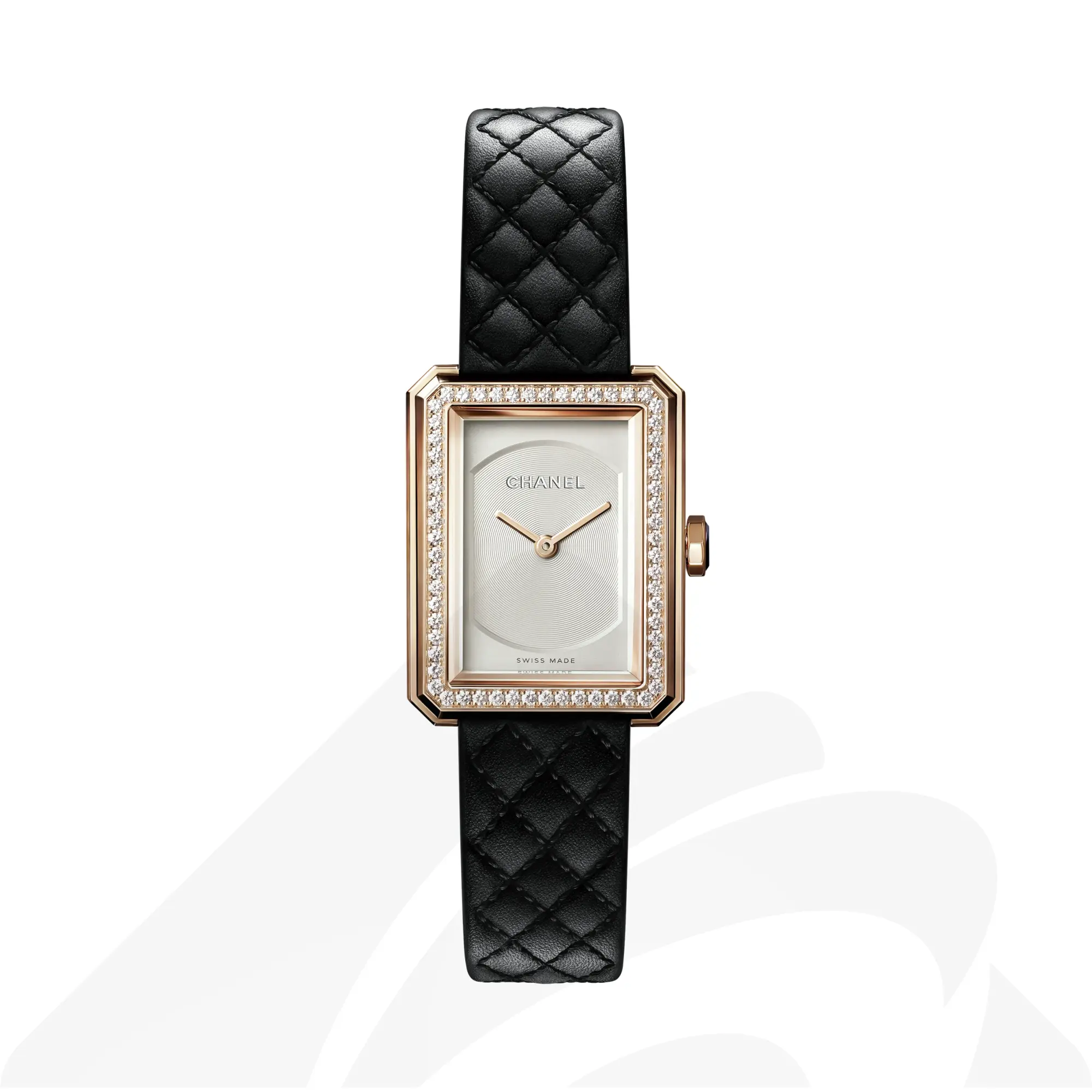 シャネル ボーイフレンド 素材:18Kベージュゴールド 色:オパールホワイト