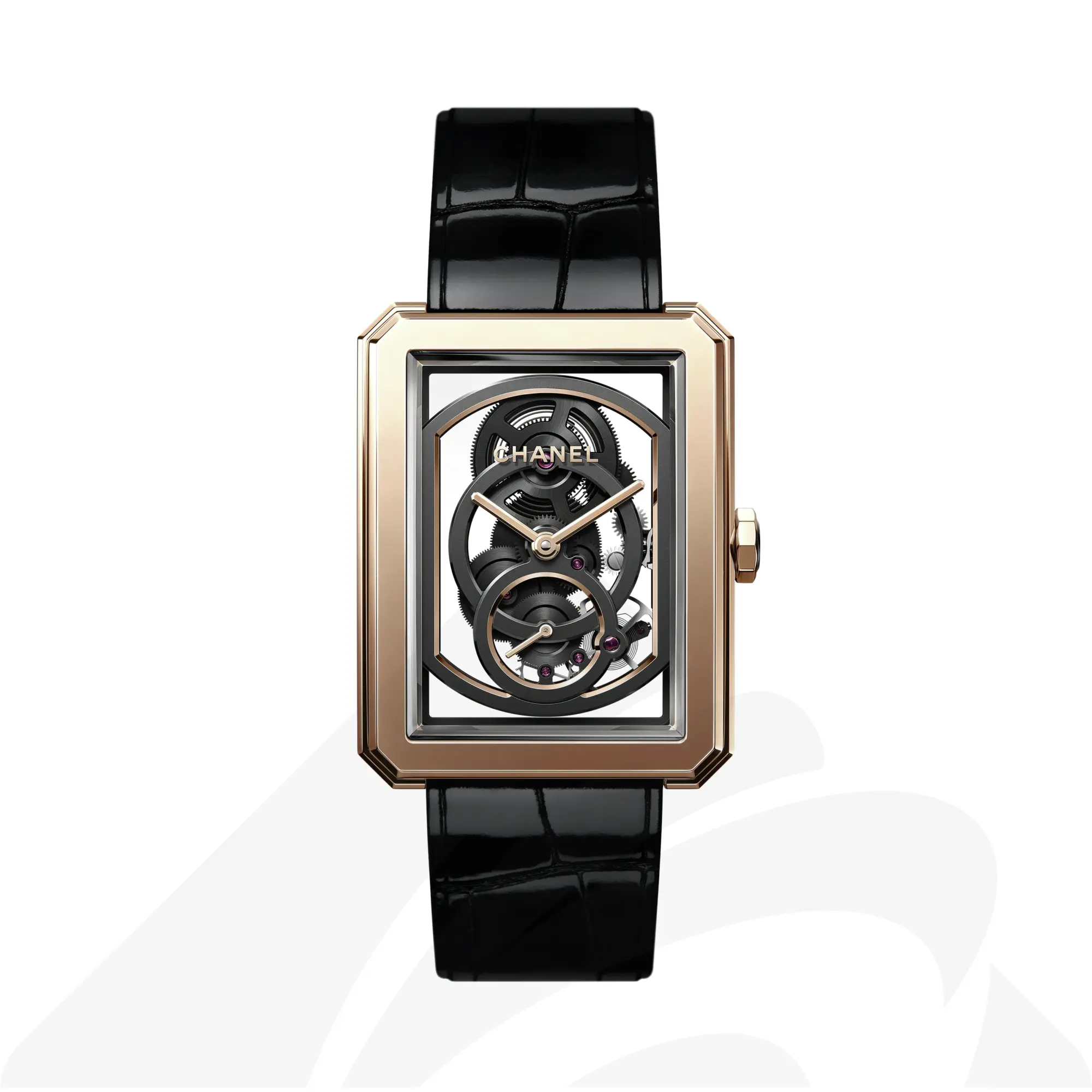 シャネル ボーイフレンド スケルトン 素材:ステンレススティール 色:クリア