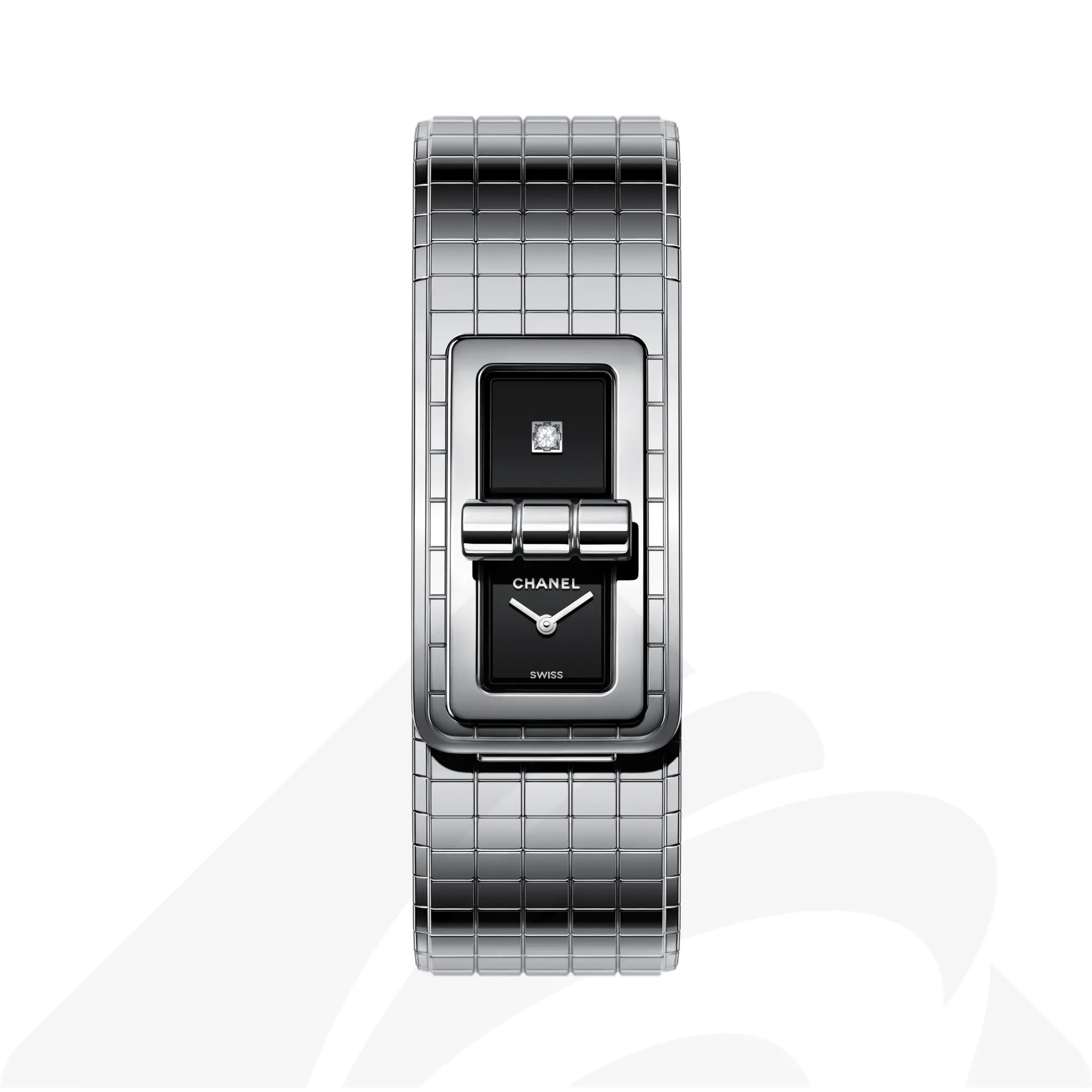 シャネル コード ココ 素材:ステンレススティール 色:ブラック