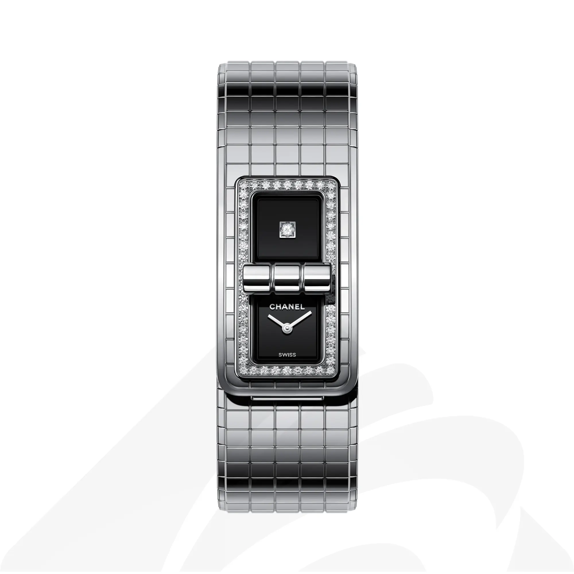 シャネル コード ココ 素材:ステンレススティール 色:ブラック