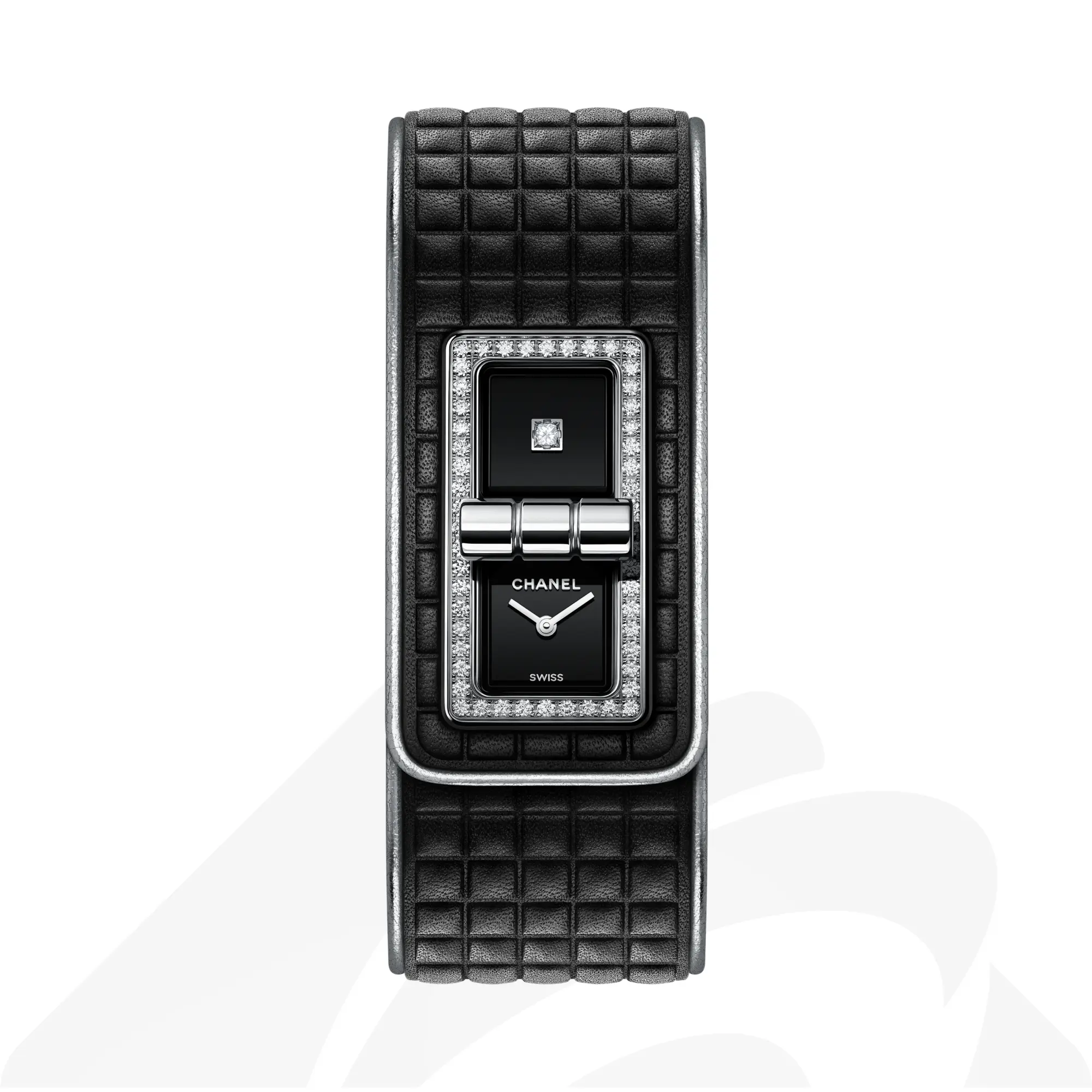 シャネル コード ココ 素材:ステンレススティール 色:ブラック