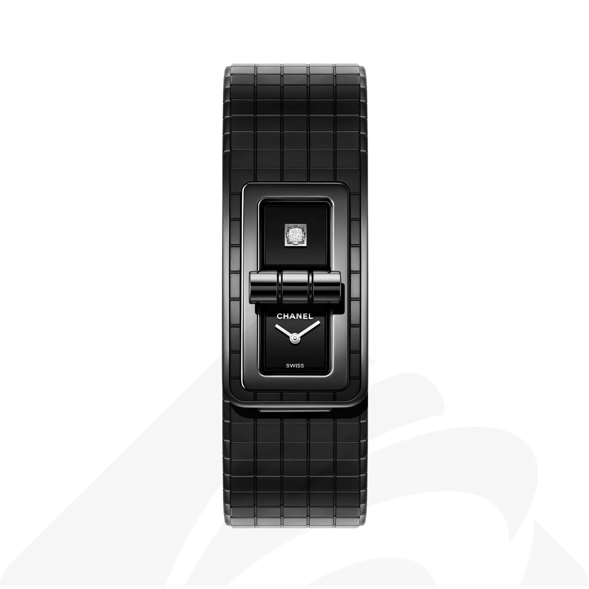 シャネル コード ココ 素材:ステンレススティール 色:ブラック