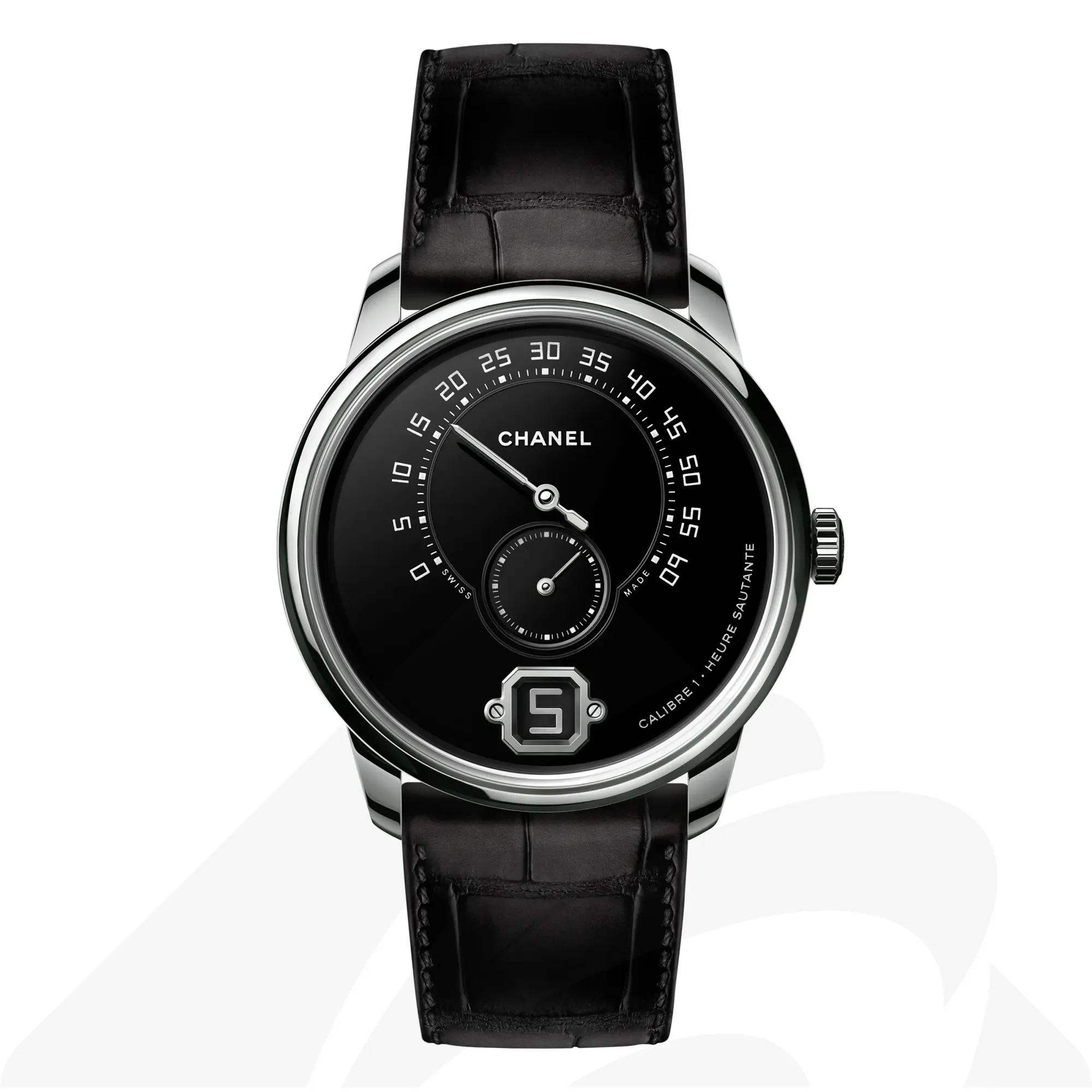 シャネル ムッシュー ドゥ シャネル  素材:プラチナ 色:ブラック