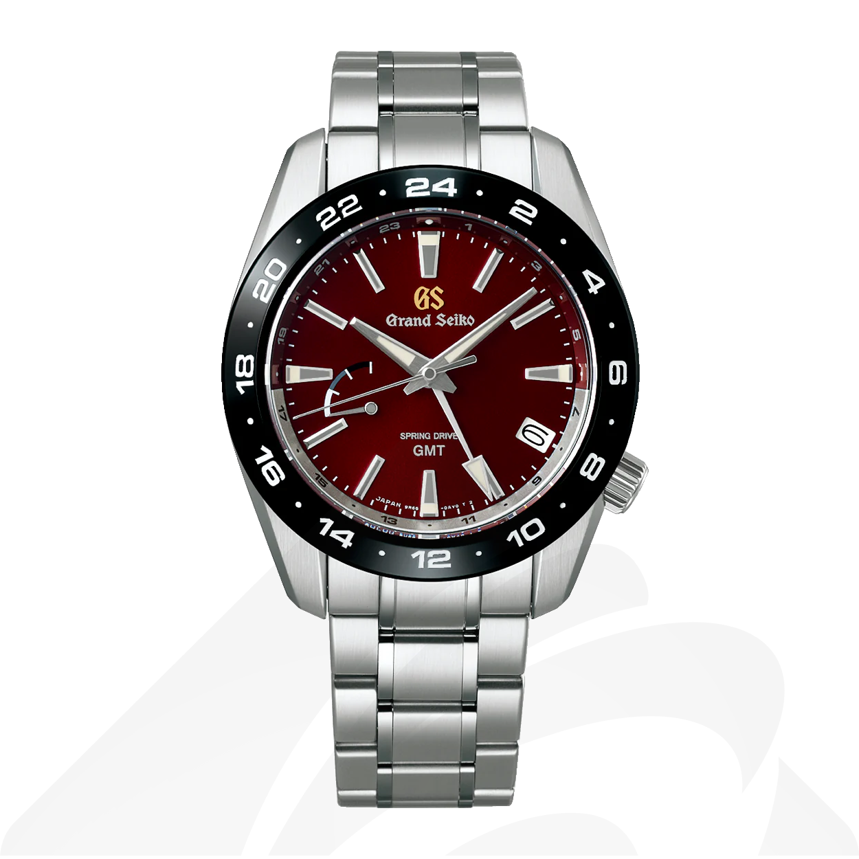 グランドセイコー SBGE305  素材:
ステンレススチール、セラミックス 色:ダークレッド