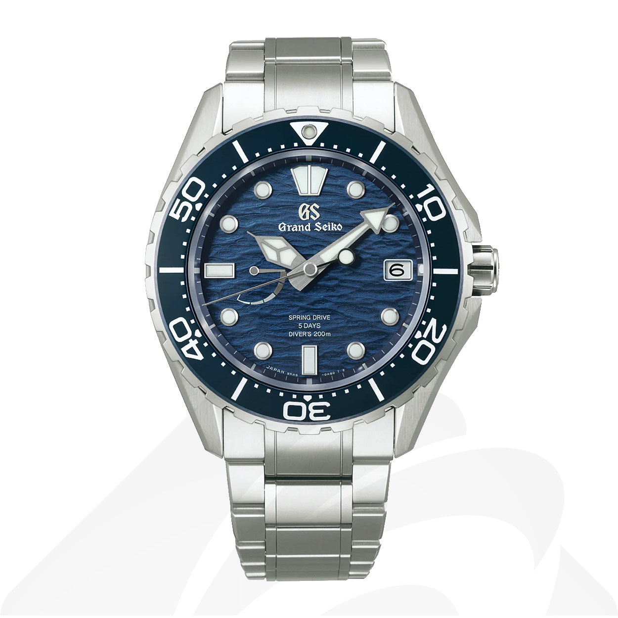 グランドセイコー SLGA023  素材:ブライトチタン 色:ネイビー