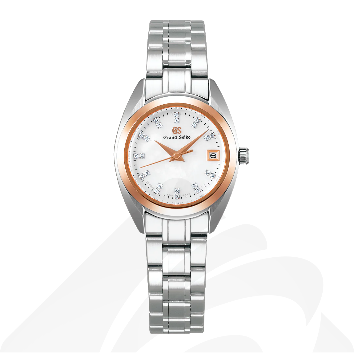 グランドセイコー STGF286  素材:ステンレススチール、18Kピンクゴールド 色:ホワイト