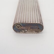カルティエ サファイア ガスライター ストライプ柄 着火未確認