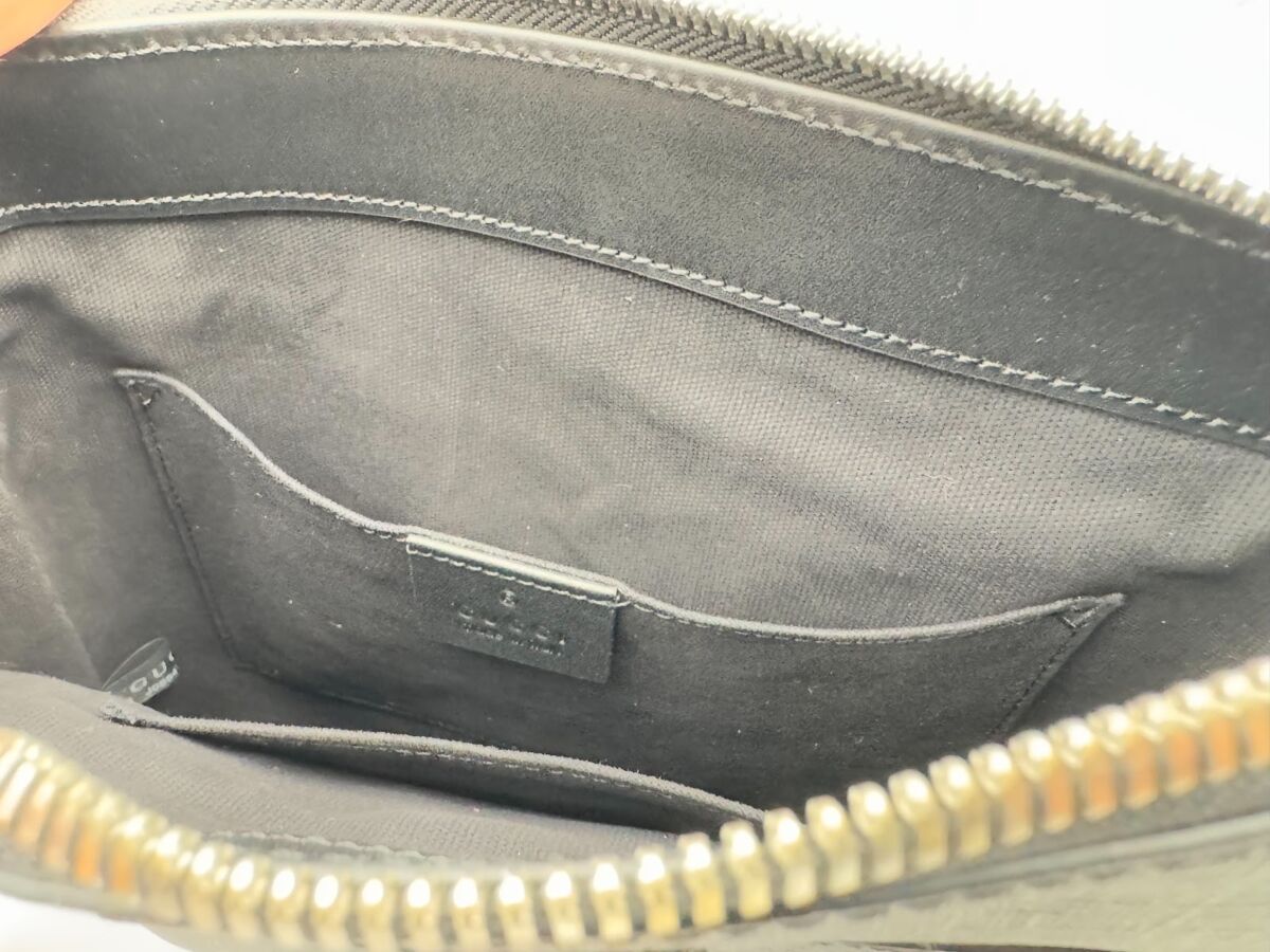 グッチ GUCCI メンズ ショルダーバッグ GGスプリーム スモール メッセンジャーバッグ 523599 K5RLN ブラック