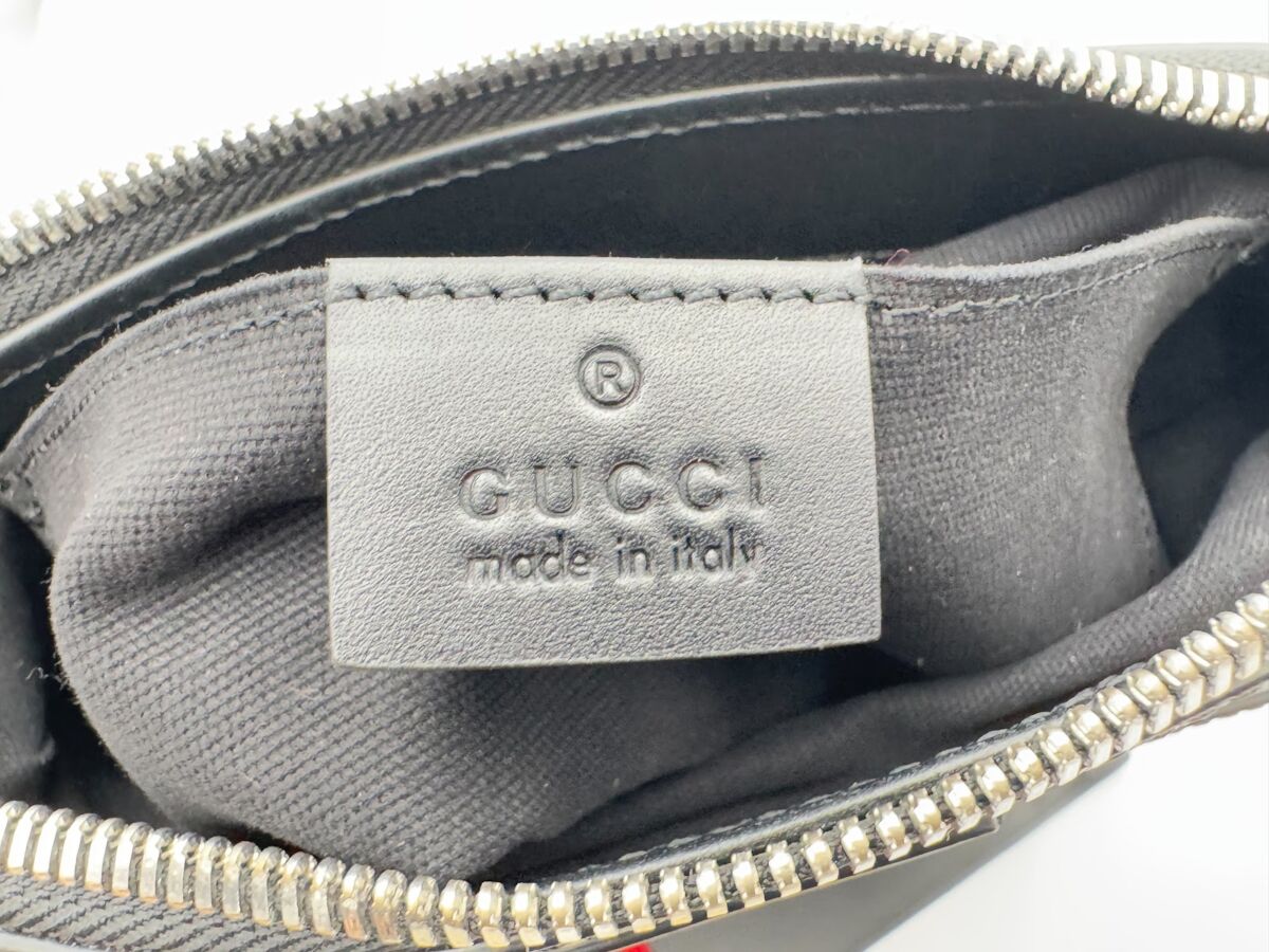 グッチ GUCCI メンズ ショルダーバッグ GGスプリーム スモール メッセンジャーバッグ 523599 K5RLN ブラック