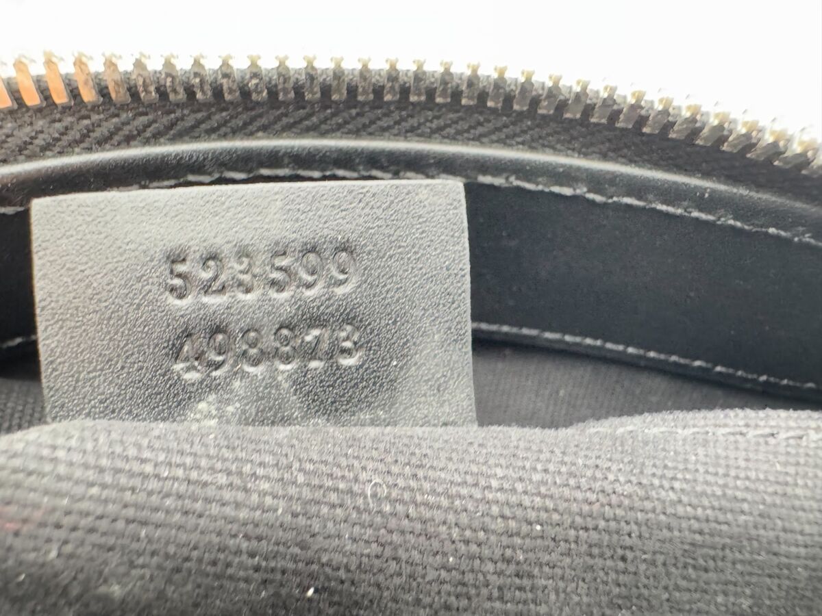 グッチ GUCCI メンズ ショルダーバッグ GGスプリーム スモール メッセンジャーバッグ 523599 K5RLN ブラック