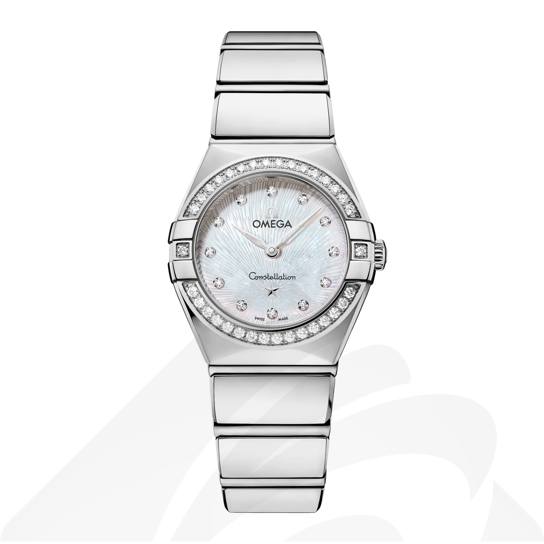 オメガ Constellation  素材:ステンレススティール 色:ホワイト