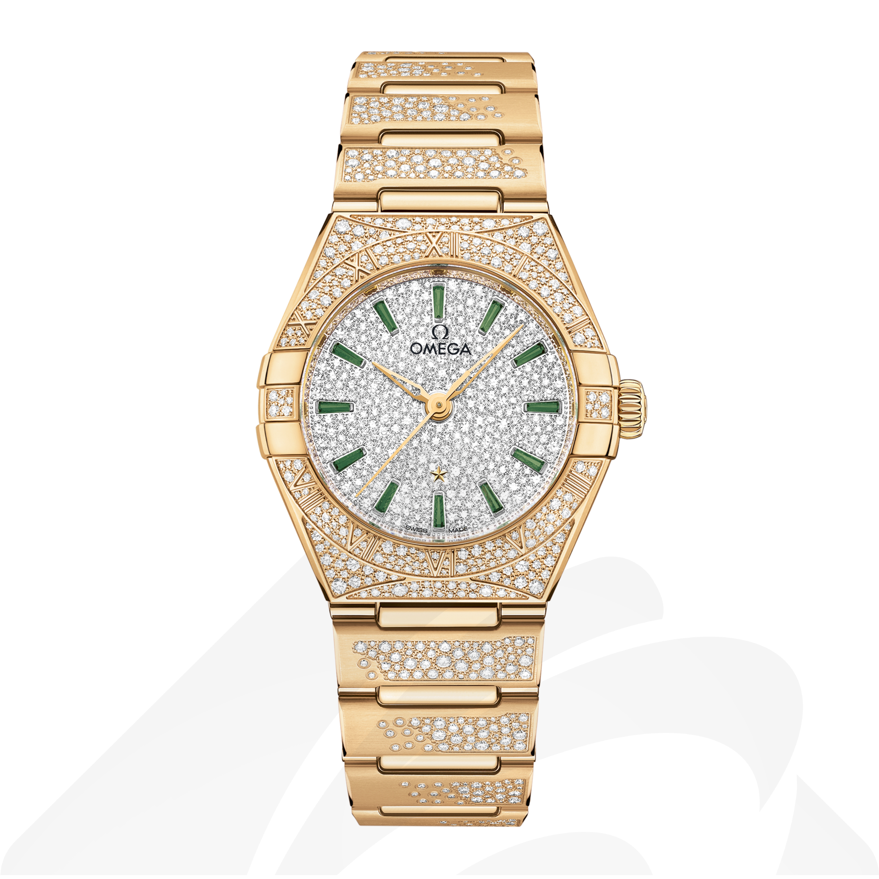 オメガ Constellation 素材:イエローゴールド 色:ホワイト