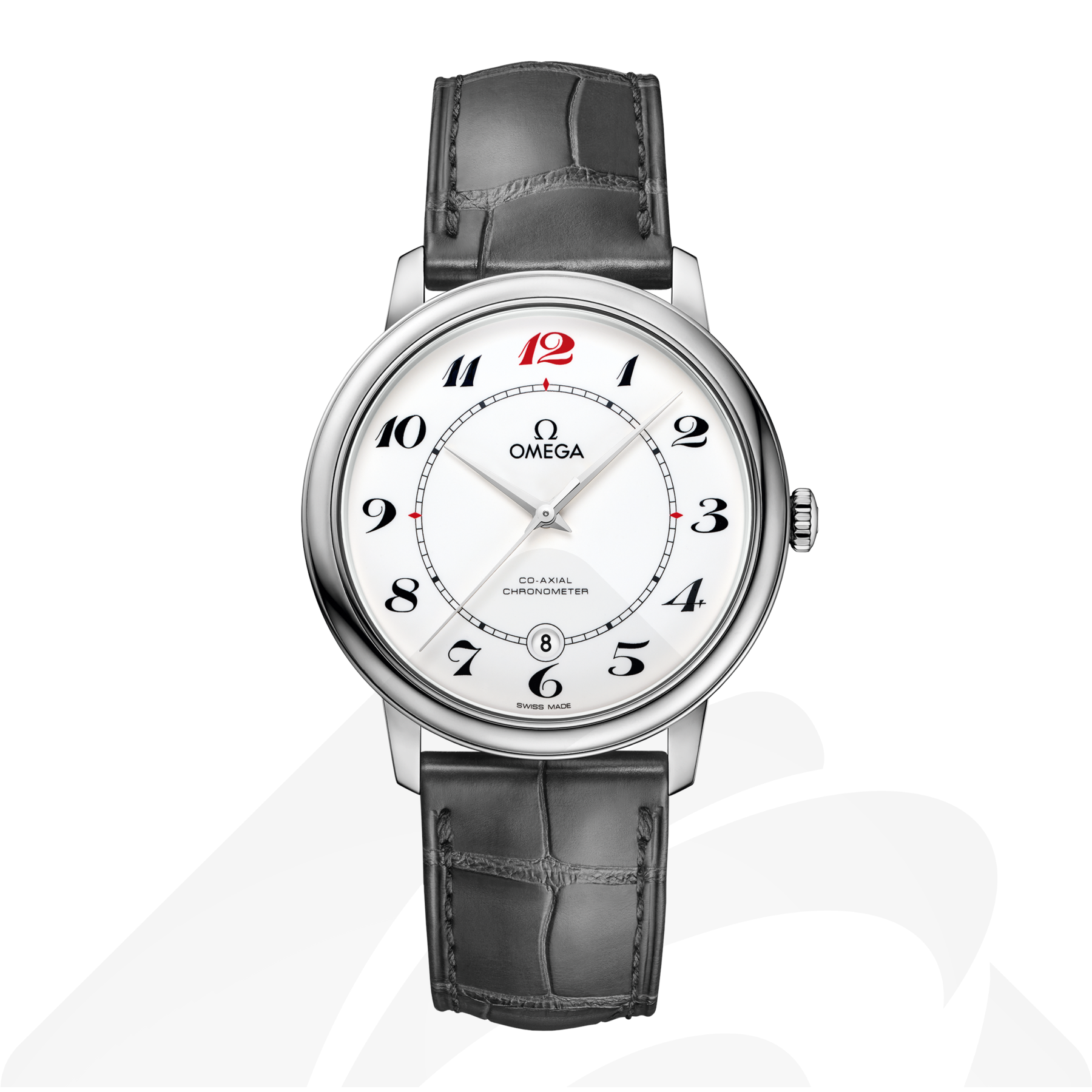 オメガ De Ville Prestige 素材:ホワイトゴールド 色:ホワイト