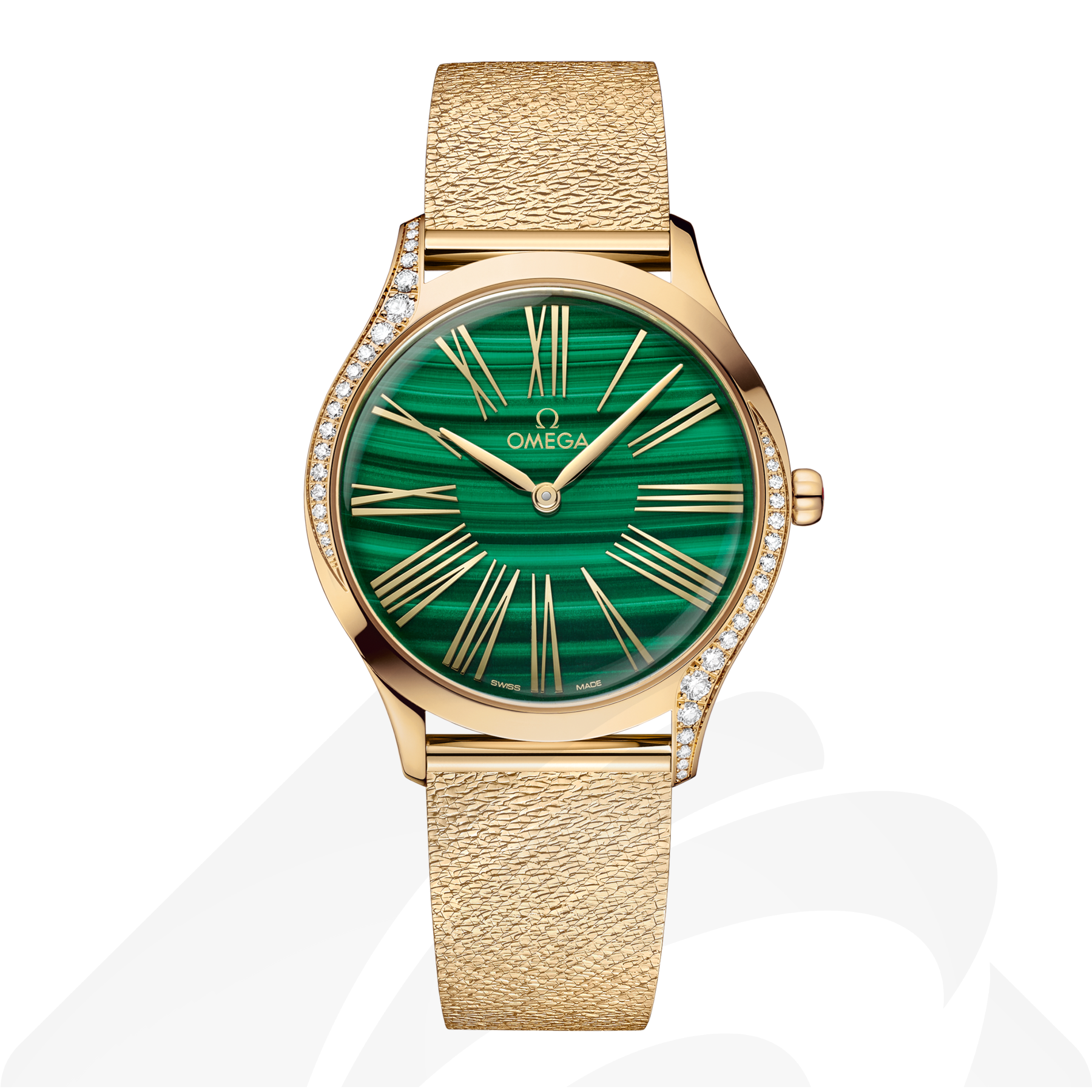 オメガ De Ville Trésor 素材:ムーンシャイン™
ゴールド 色:グリーン