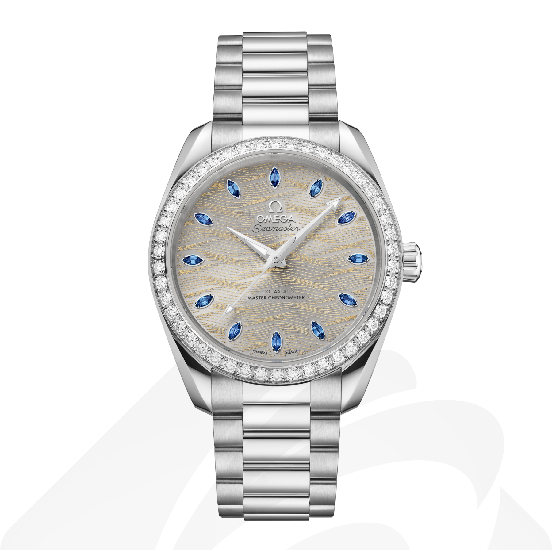 オメガ Seamaster Aqua Terra 150M  素材:カノープスゴールド™ 色:シルバー