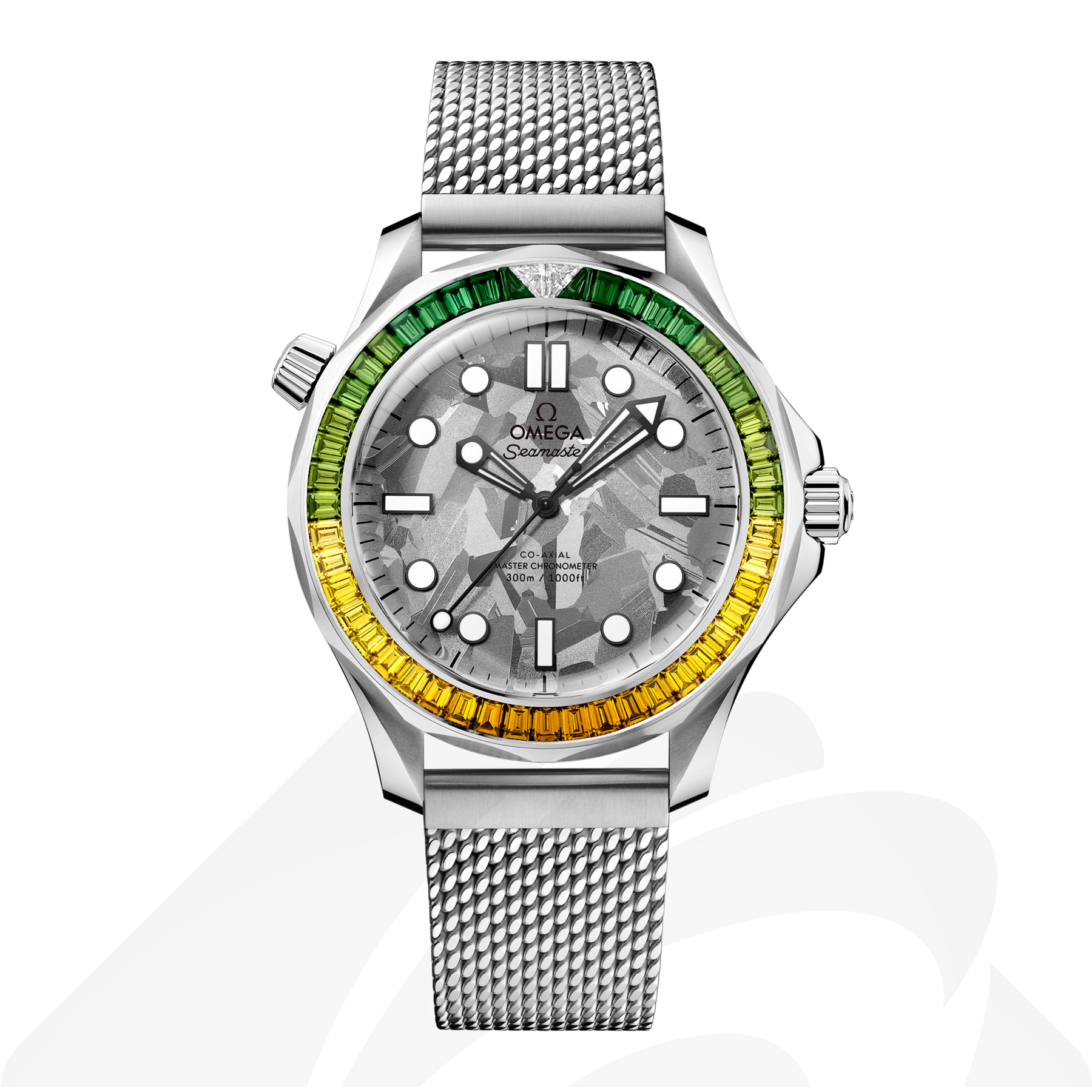 オメガ Seamaster Diver 300M  素材:カノープスゴールド™ 色:グレー