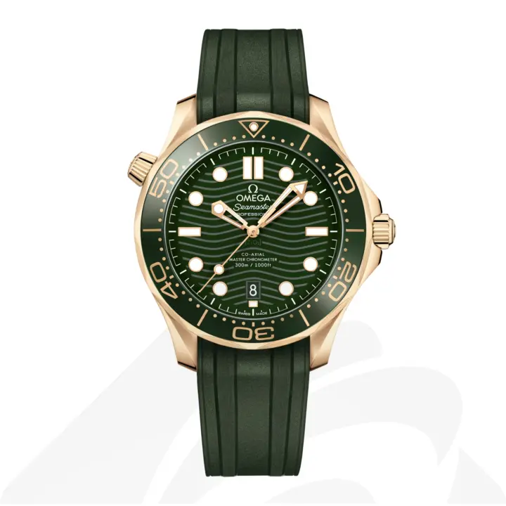 オメガ Seamaster Diver 300M  素材:ムーンシャイン™
ゴールド 色:グリーン