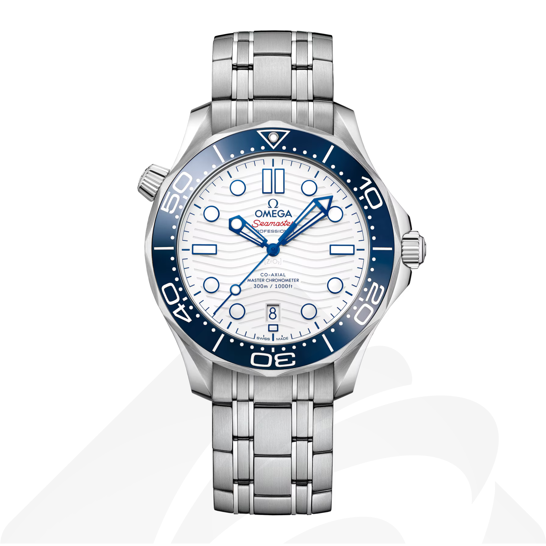 オメガ Seamaster Diver 300M 素材:ステンレススティール 色:ホワイト