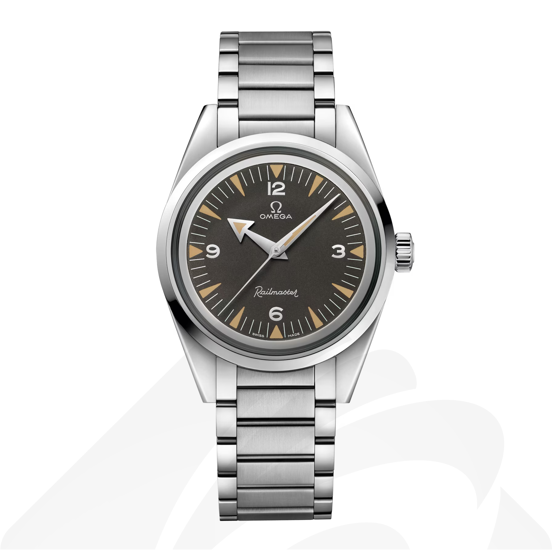 オメガ Seamaster Railmaster 素材:ステンレススティール 色:ブラック