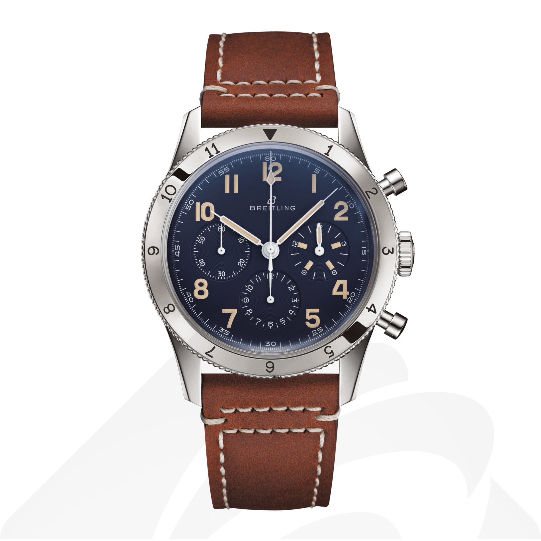 ブライトリング AVI 1953 エディション  素材:プラチナ 色:ブラック