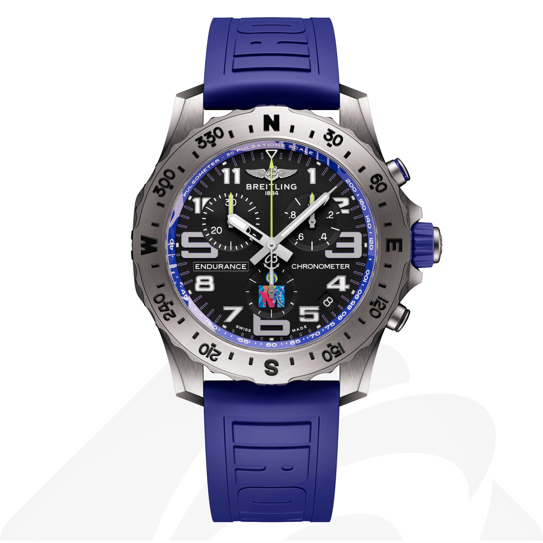 ブライトリング エンデュランス プロ 44 IRONMAN® ワールドチャンピオンシップ 2024  素材:チタン 色:パープル