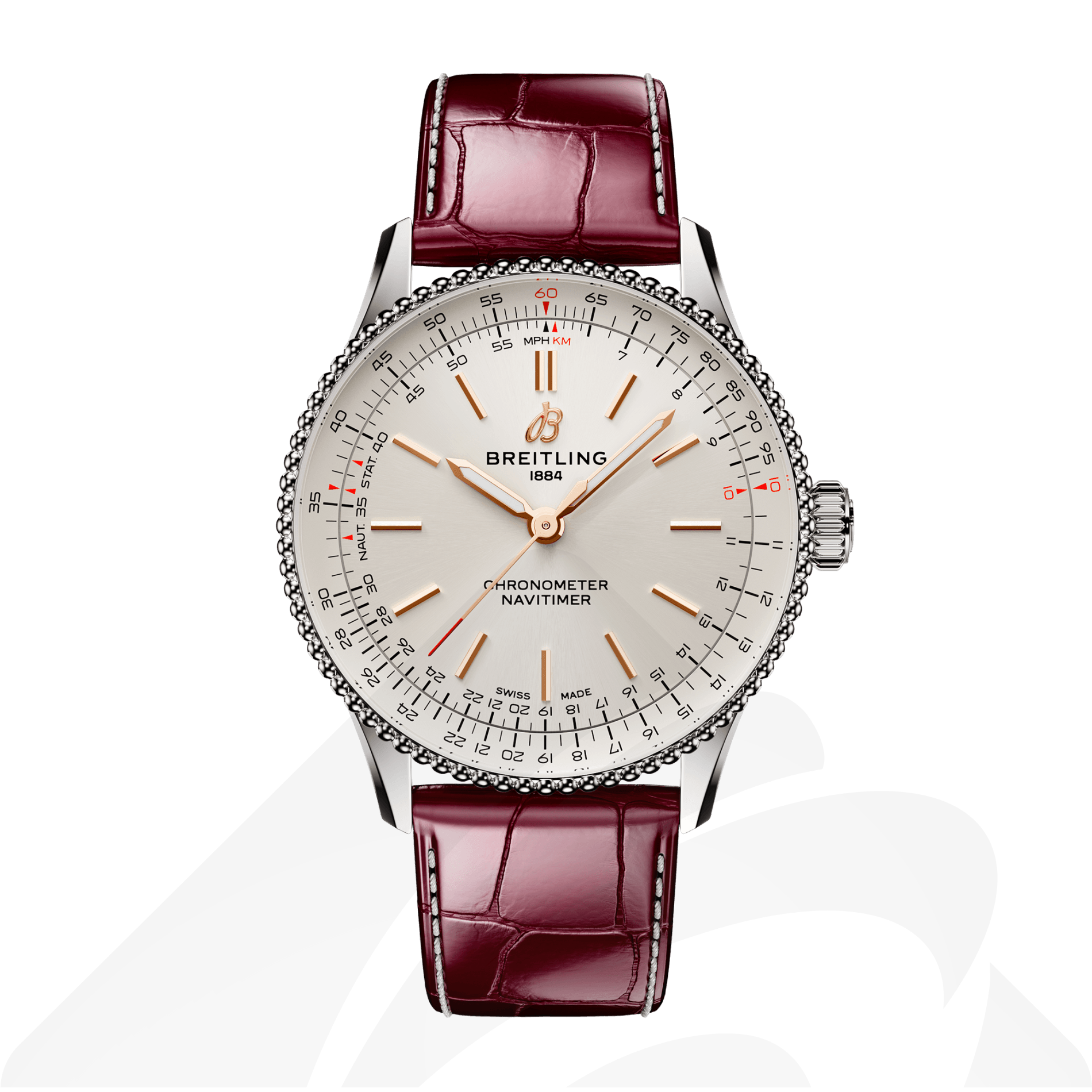 ブライトリング ナビタイマー オートマチック 36  素材:ステンレススチール 色:ホワイト