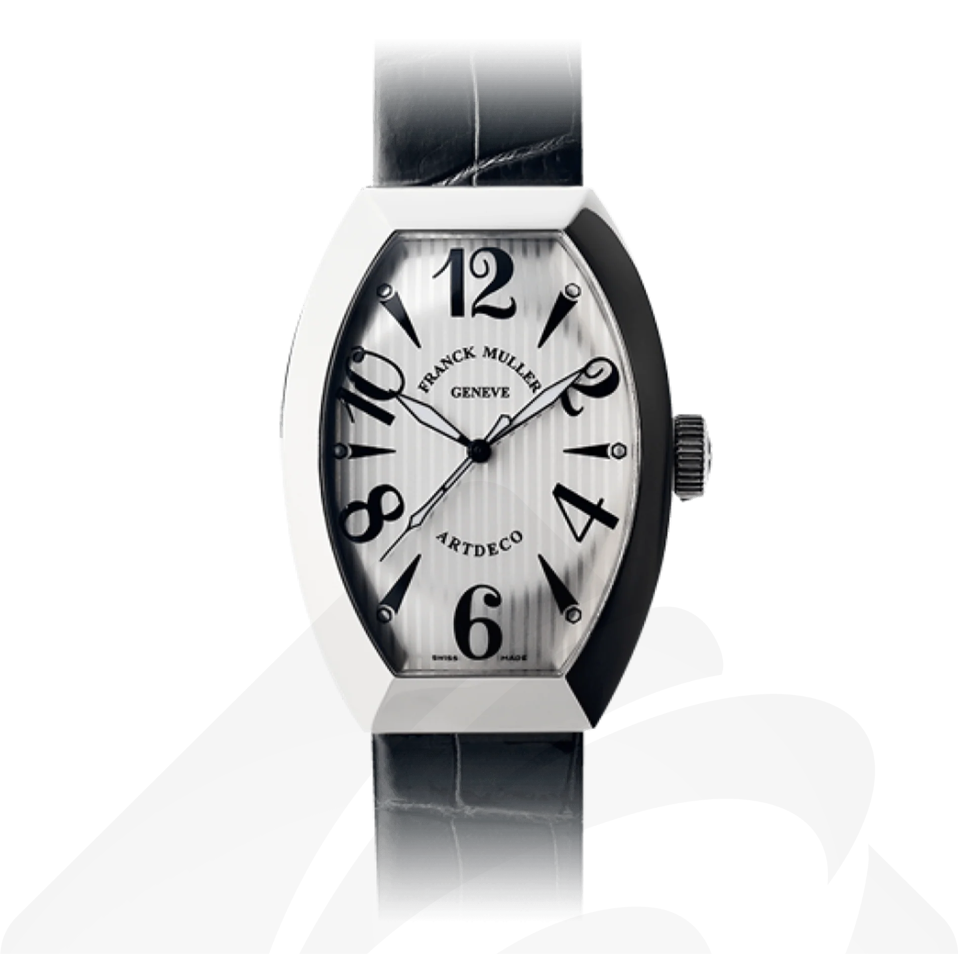 フランクミュラー アールデコ  素材:18Kホワイトゴールド 色:シルバー