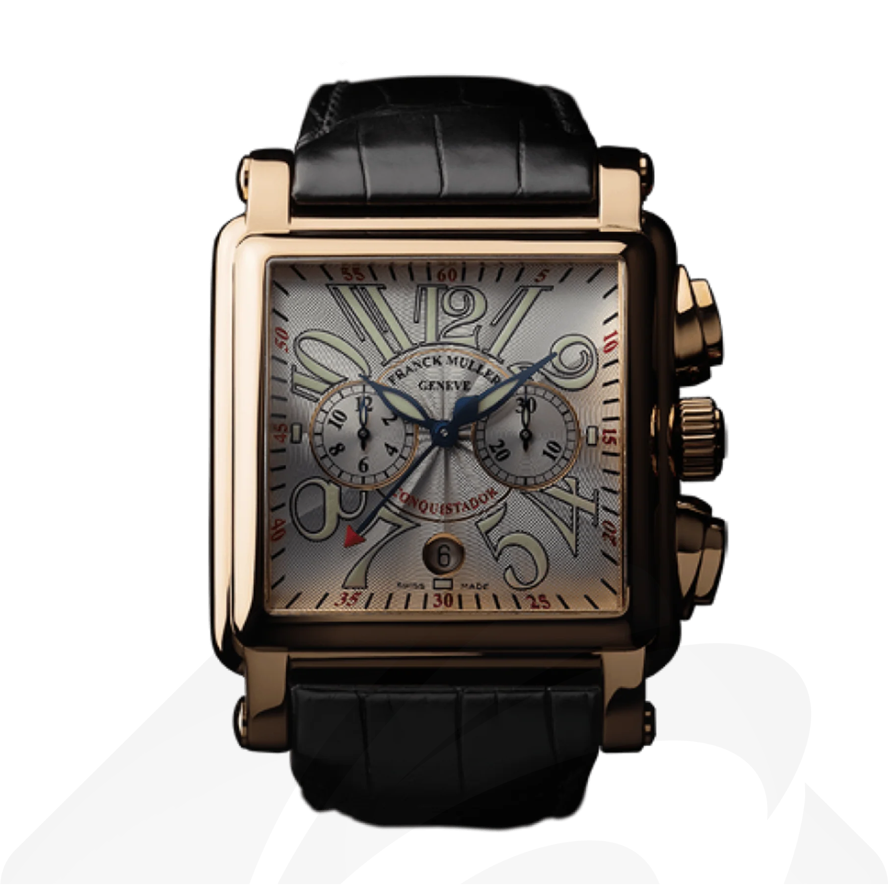 フランクミュラー コンキスタドール コルテス クロノグラフ  素材:18Kピンクゴールド 色:シルバー