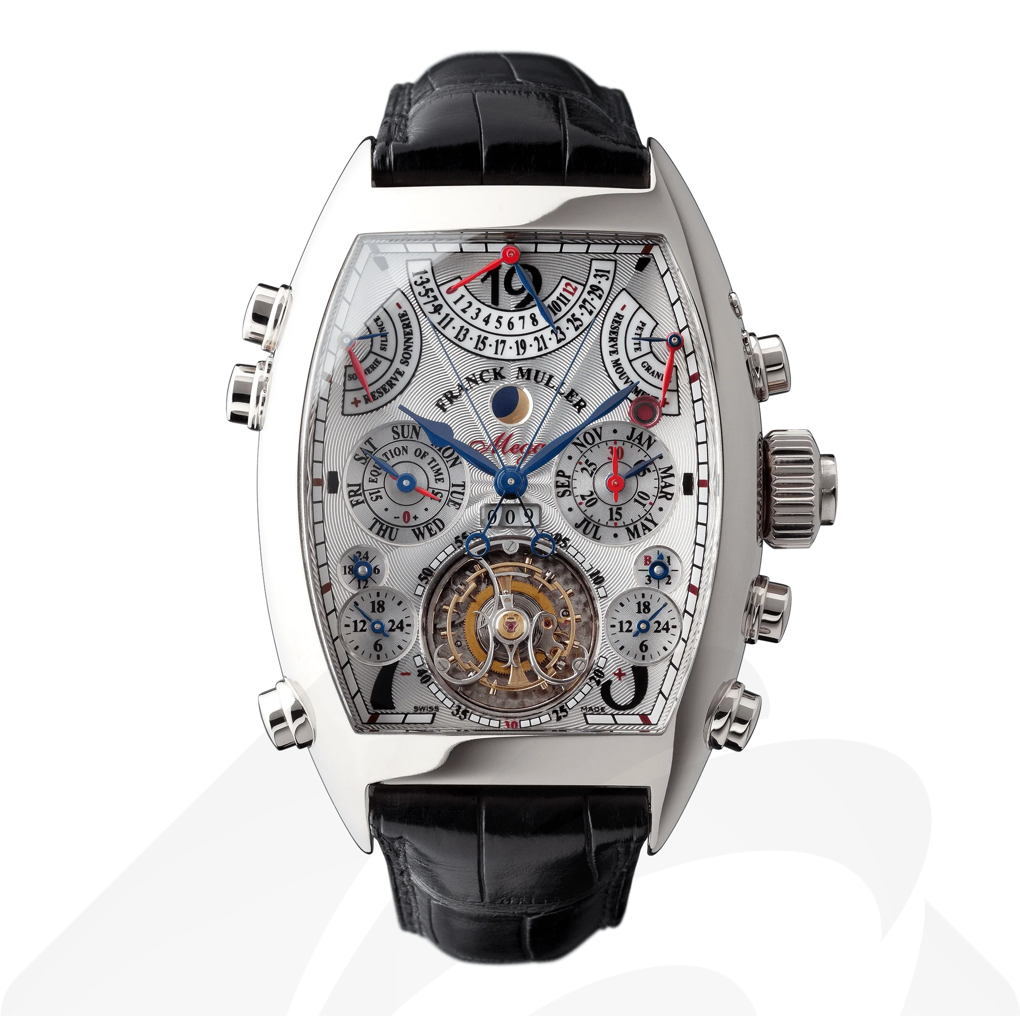 フランクミュラー エテルニタス メガ 4  素材:18Kホワイトゴールド 色:シルバー