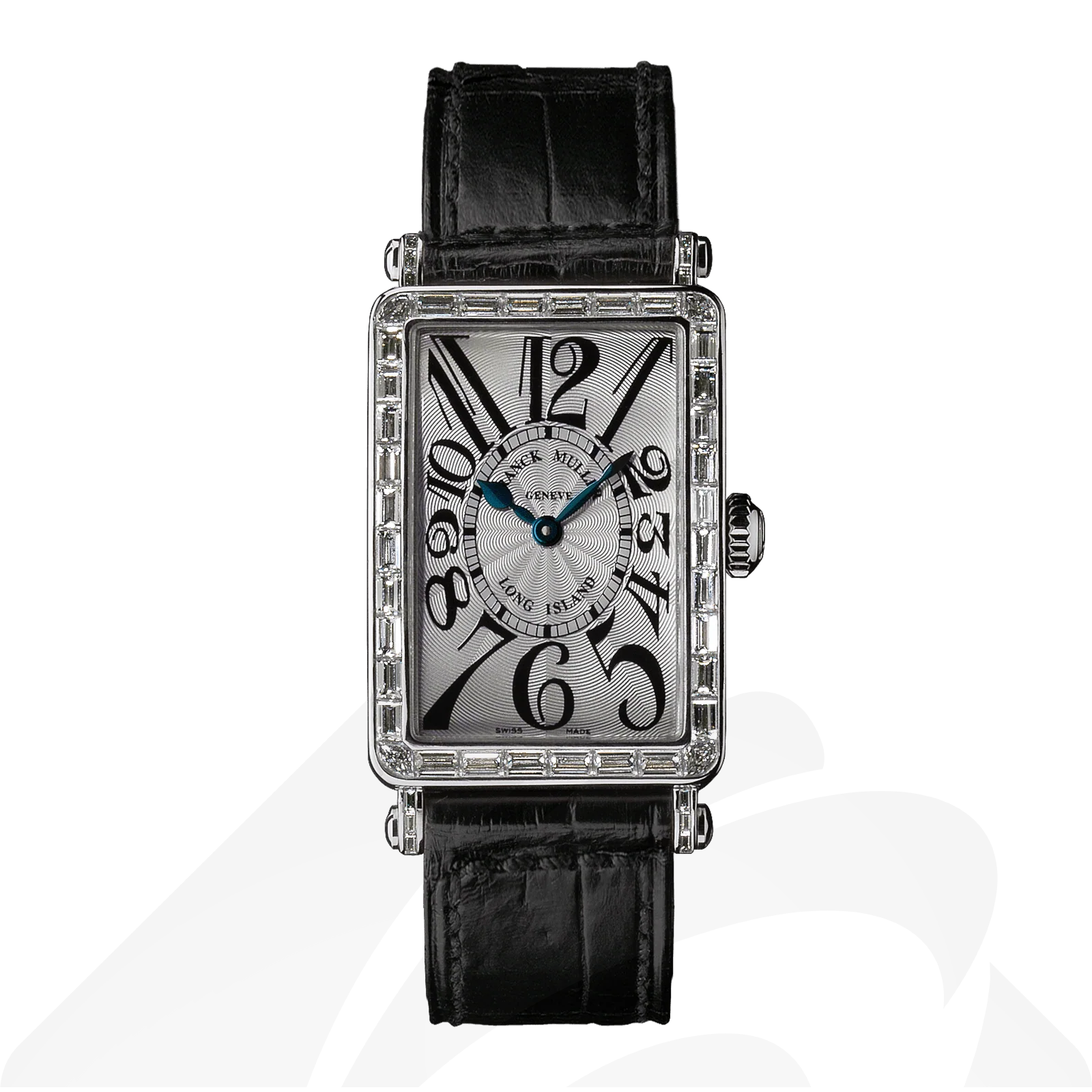 フランクミュラー ロングアイランド バゲットカット ダイヤモンド  素材:18Kホワイトゴールド 色:シルバー