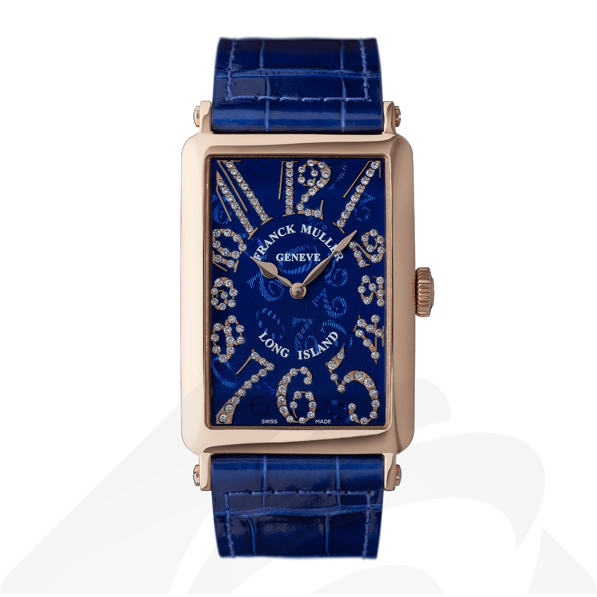フランクミュラー ロングアイランド ジョーカー  素材:18Kピンクゴールド 色:ブルー