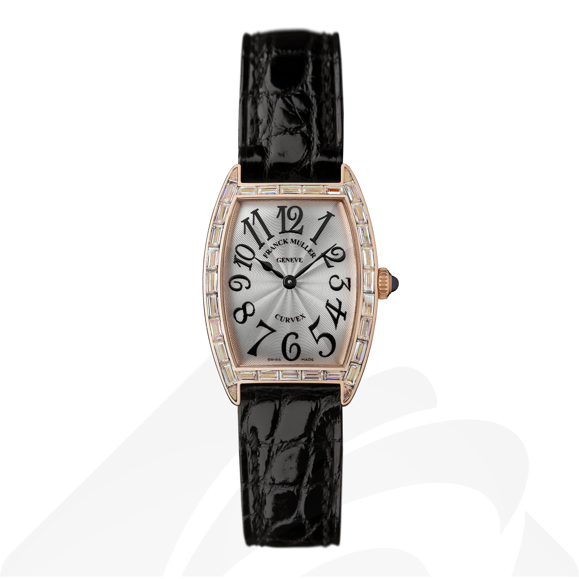 フランクミュラー トノウ カーベックス バゲットカット ダイヤモンド  素材:18Kピンクゴールド 色:シルバー