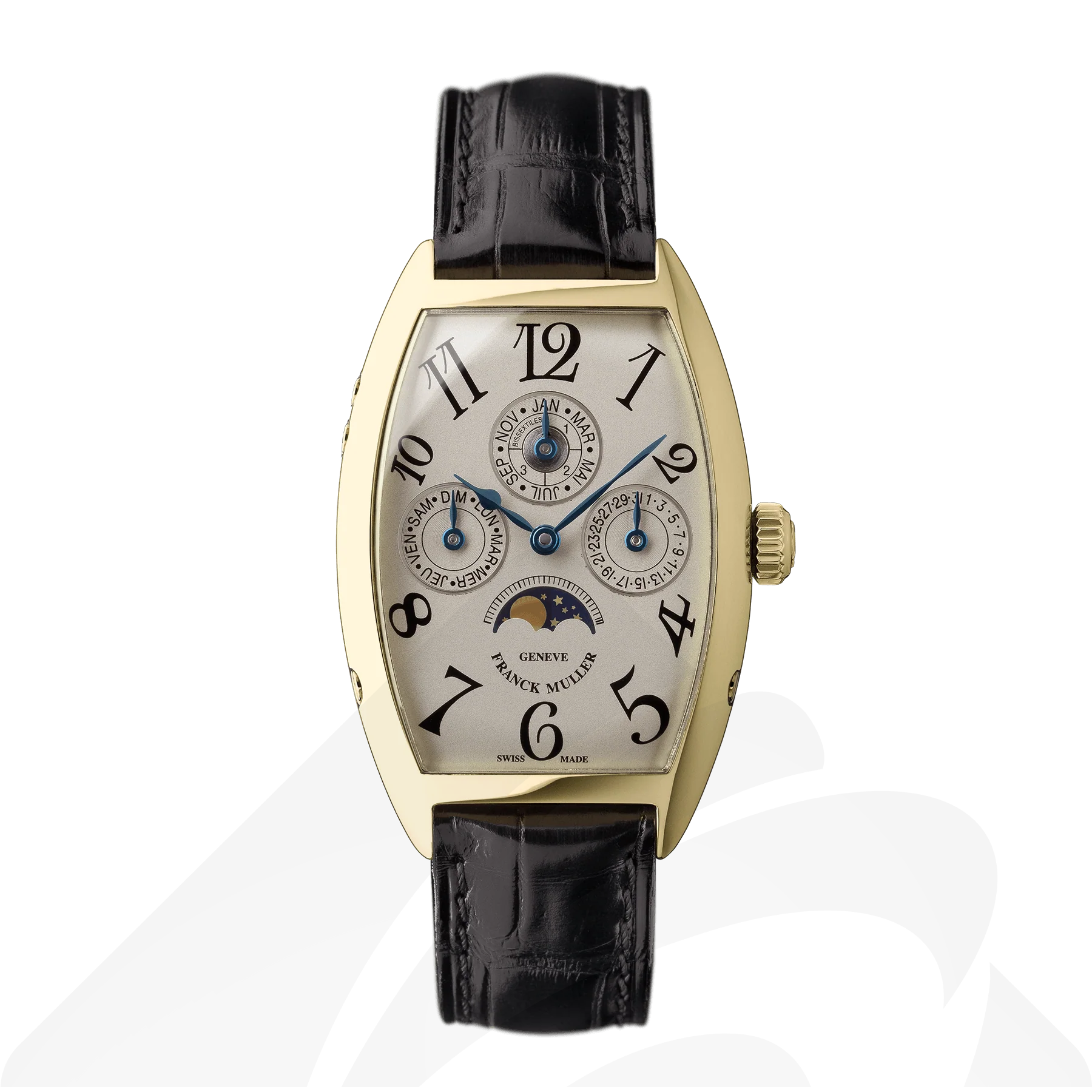 フランクミュラー トノウ カーベックス パーペチュアルカレンダー 25th  素材:18Kイエローゴールド 色:イエローゴールド