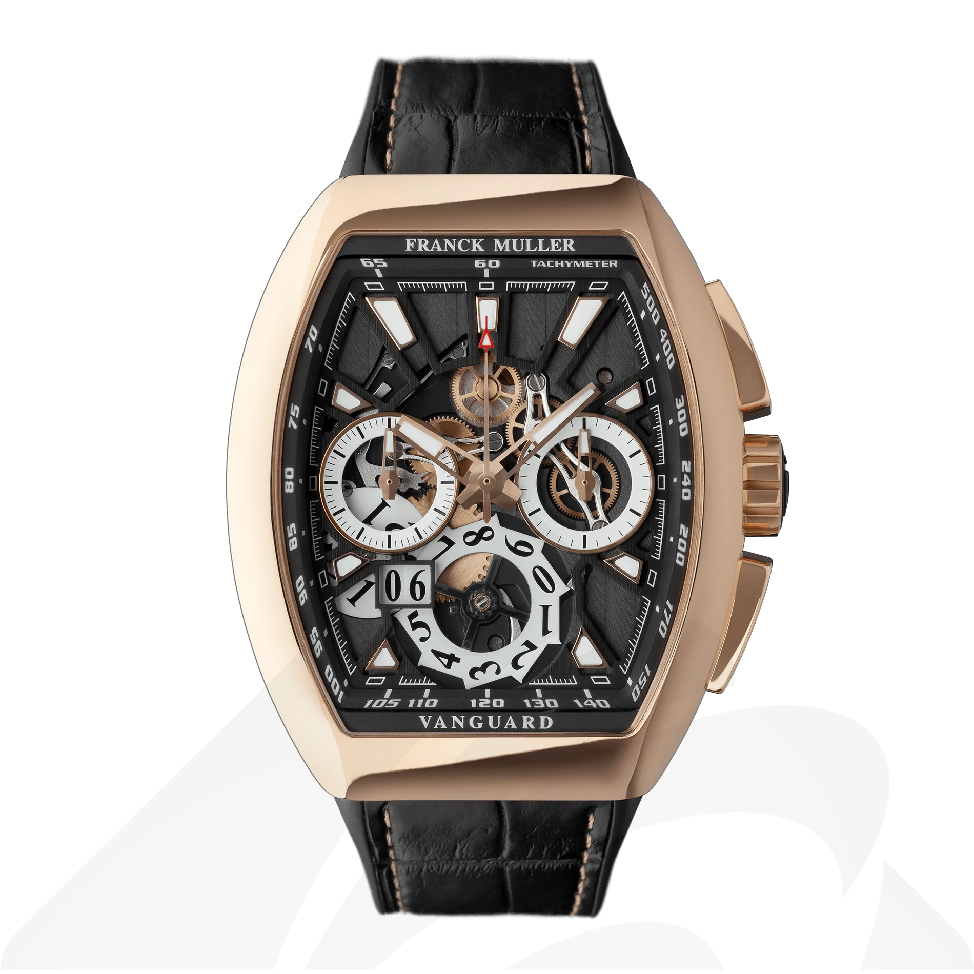 フランクミュラー ヴァンガード グランデイト  素材:18Kピンクゴールド 色:ブラック